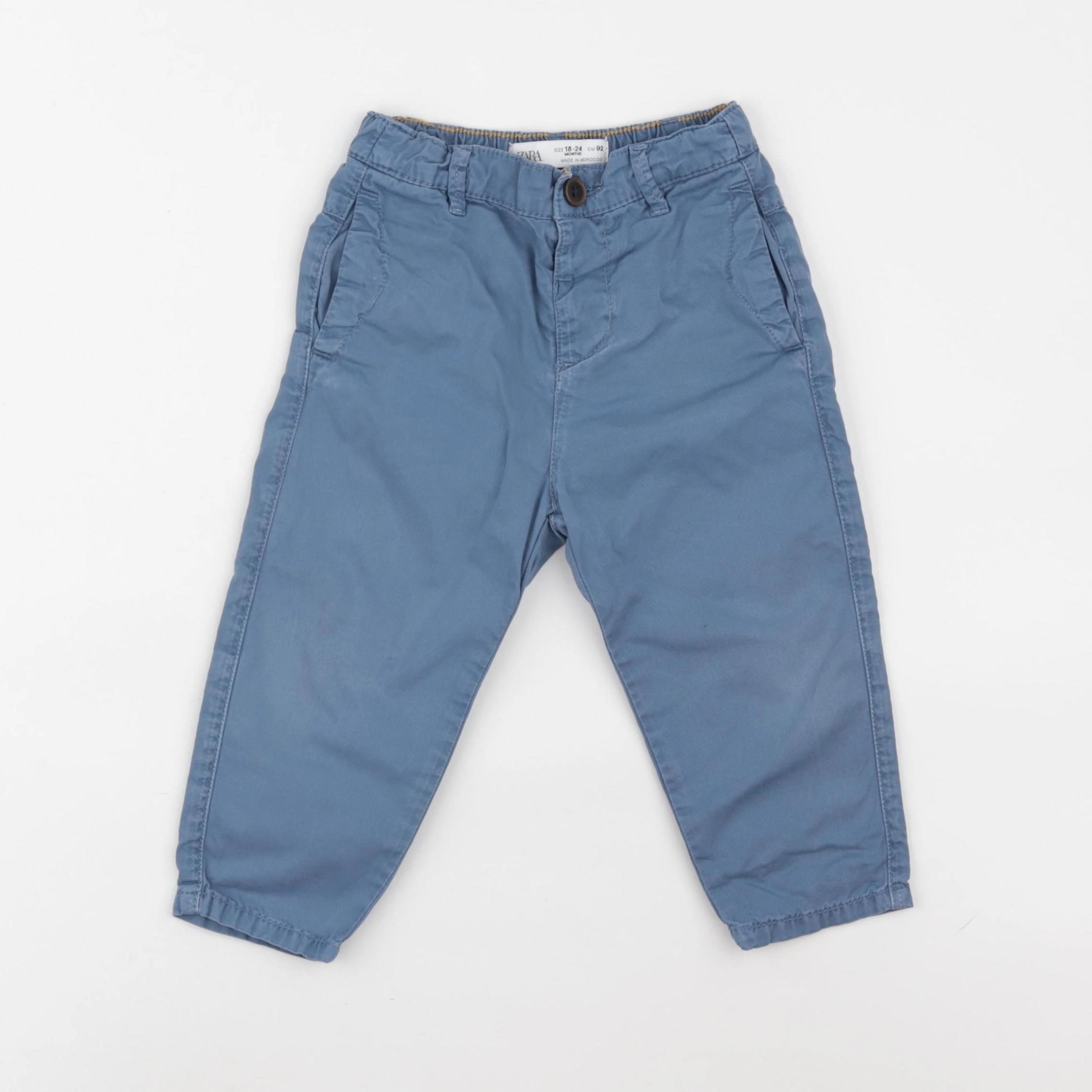 Zara - pantalon bleu - 18/24 mois