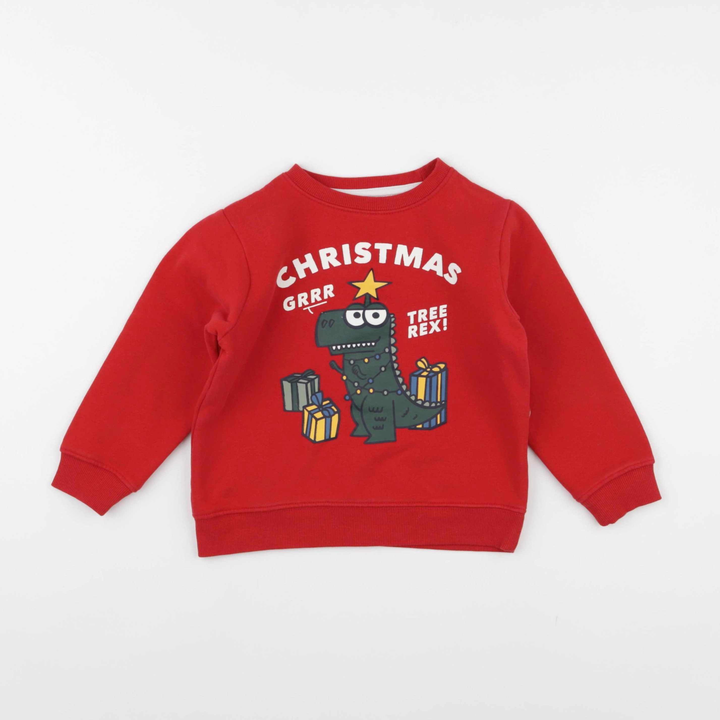 Vertbaudet - sweat rouge - 5 ans