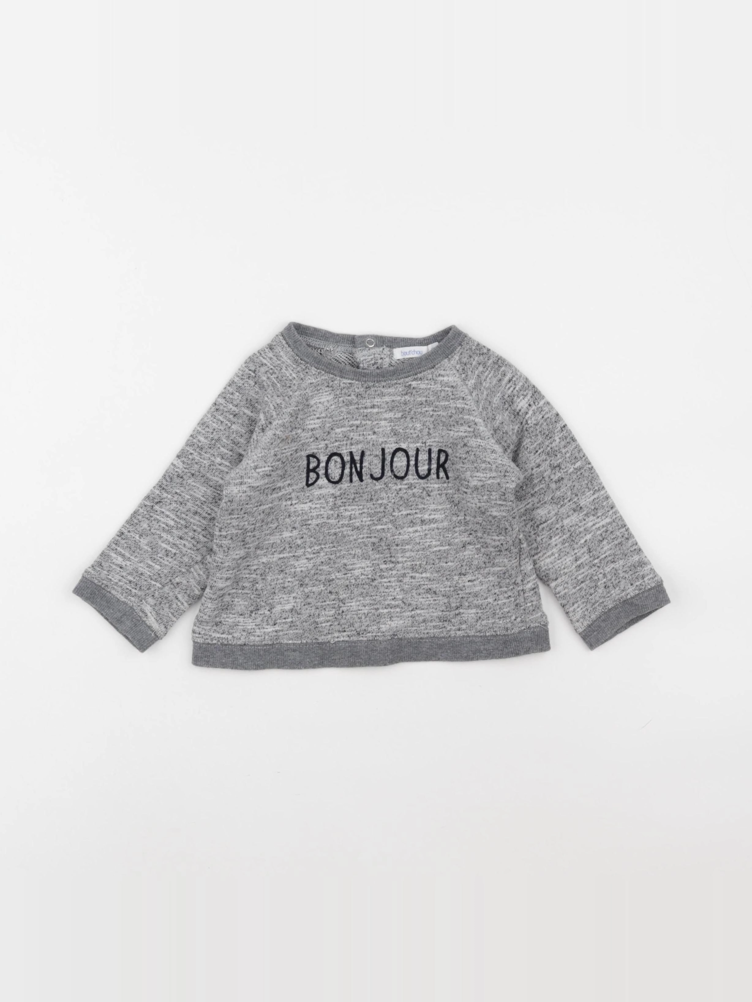 Boutchou - sweat gris - 18 mois