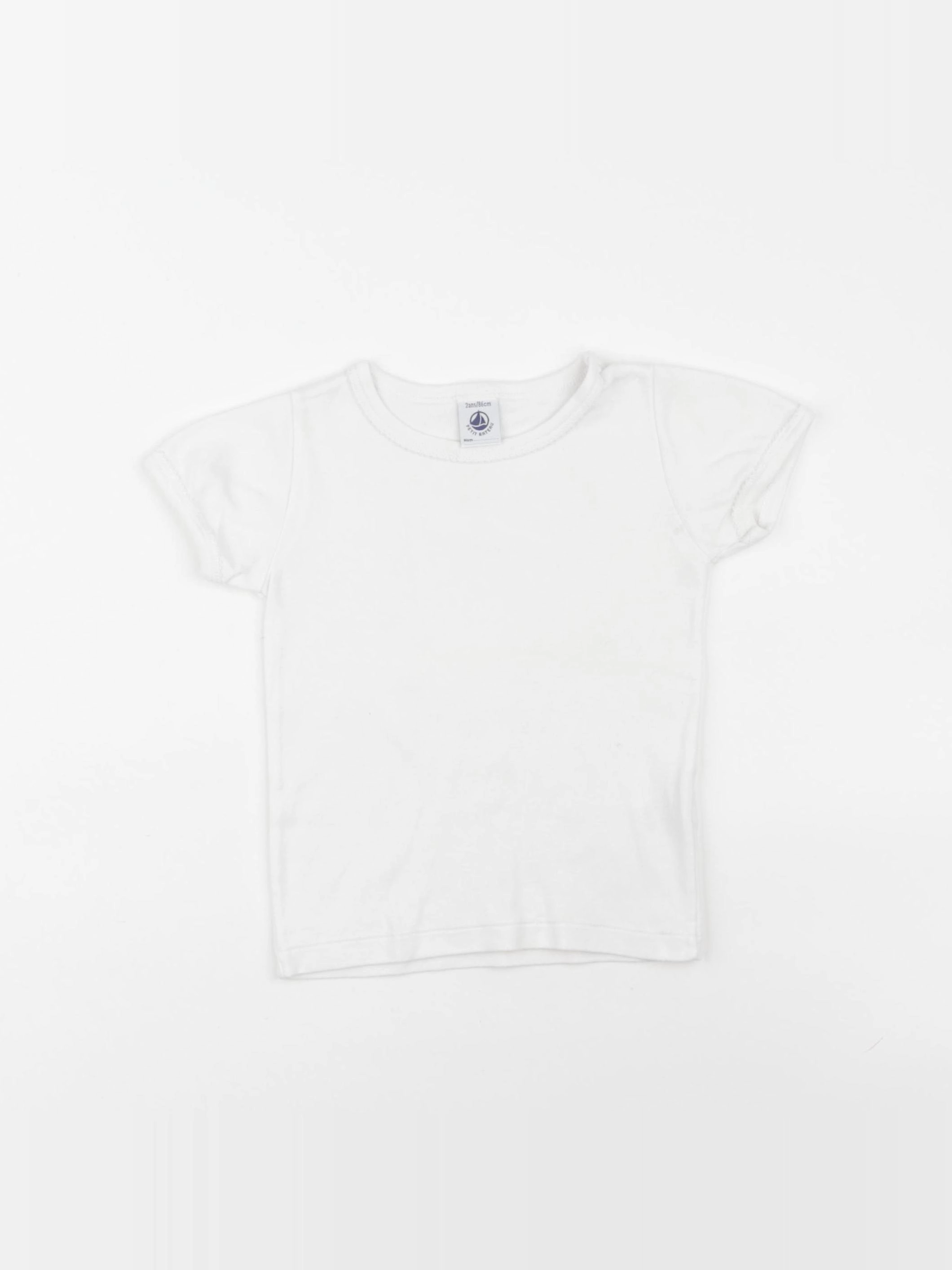 Petit Bateau - maillot de corps blanc - 2 ans