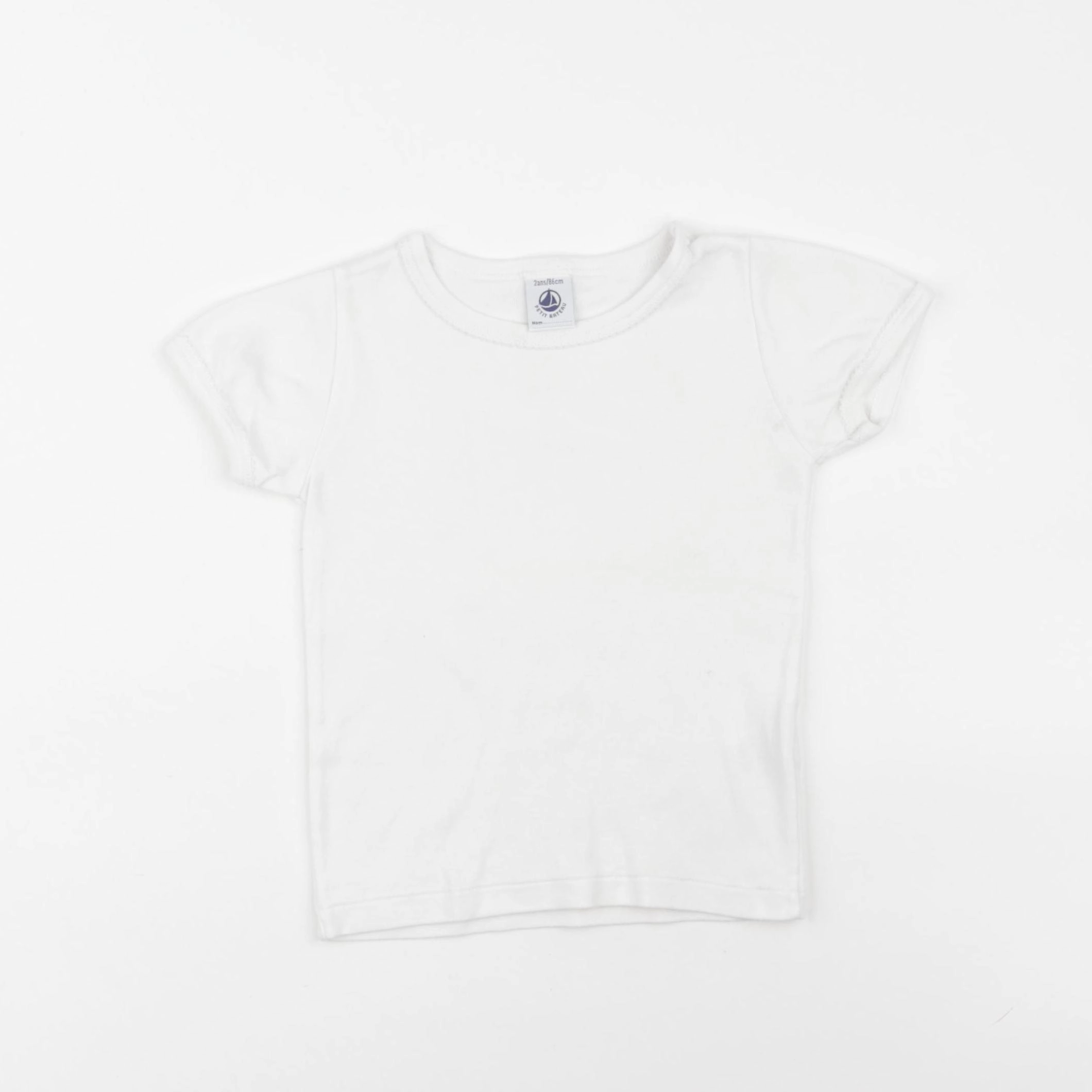 Petit Bateau - maillot de corps blanc - 2 ans