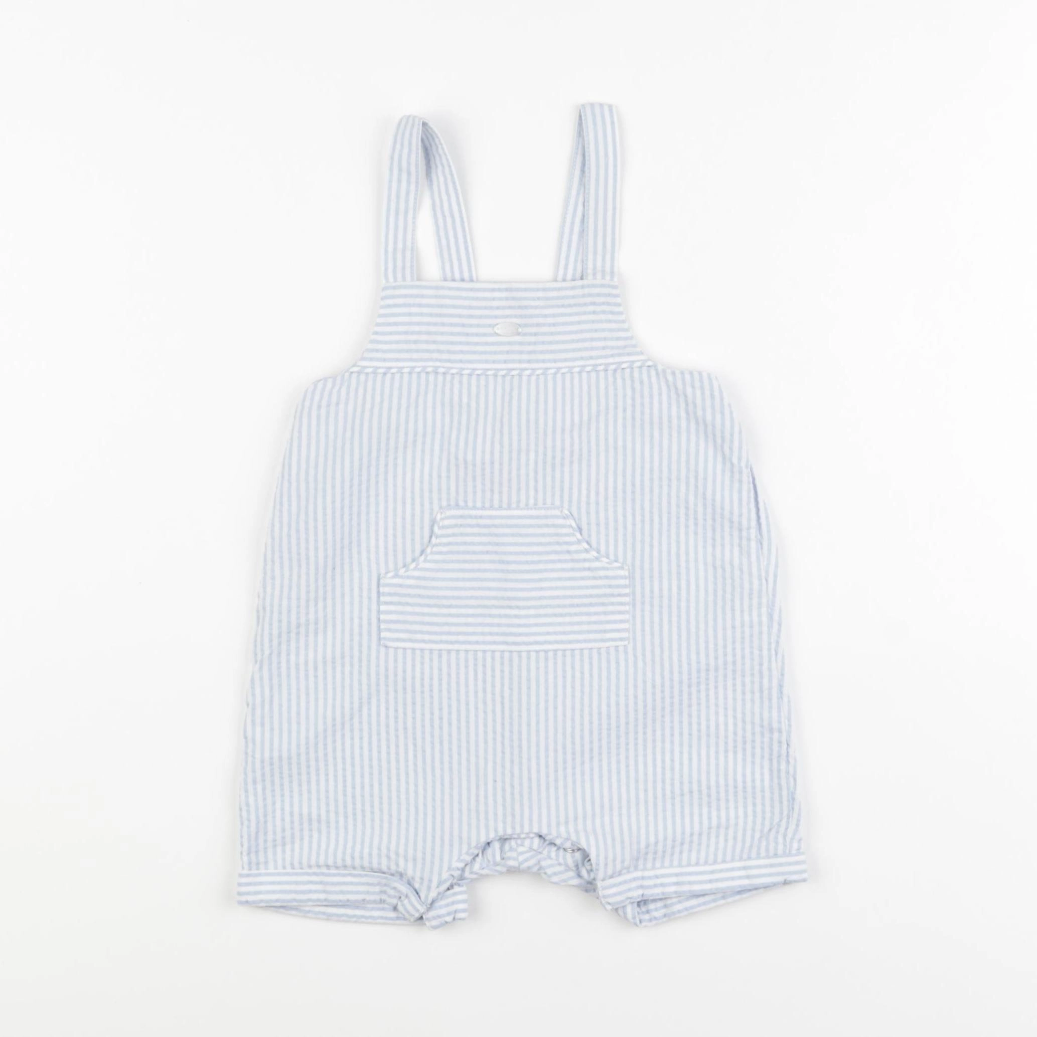 Cyrillus - combinaison blanc, bleu - 6 mois
