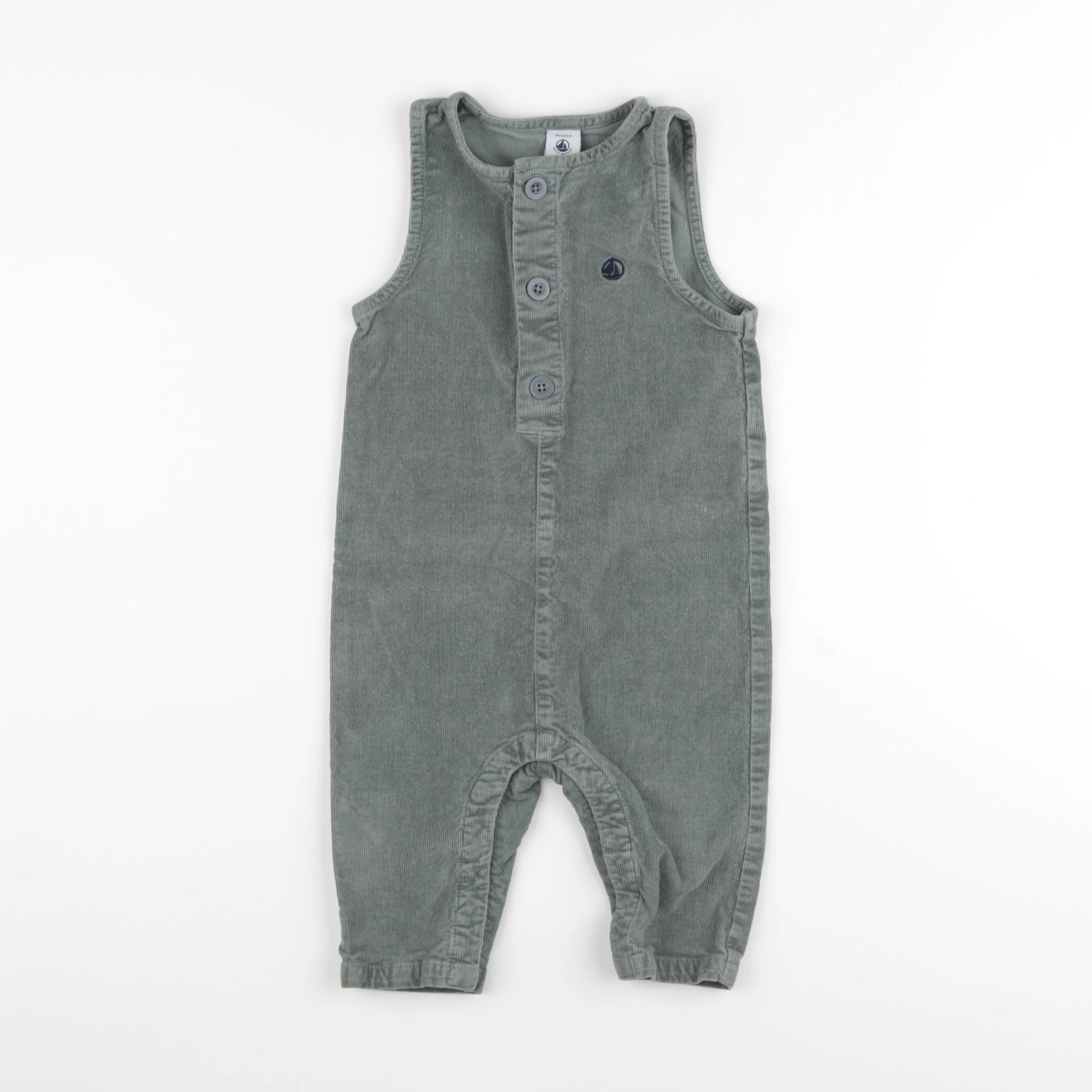 Petit Bateau - combinaison vert - 18 mois