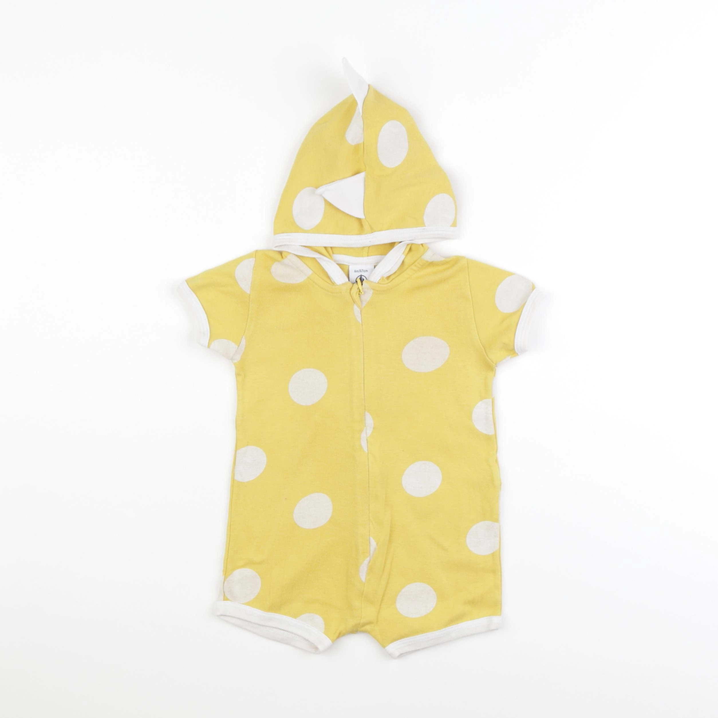 Petit Bateau - pyjama coton jaune - 6 mois