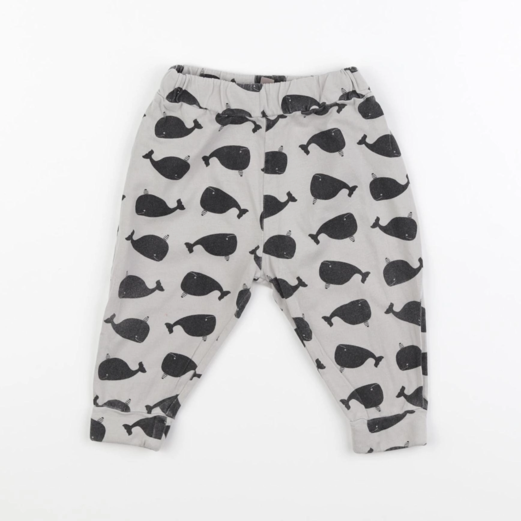 Emile et Ida - pantalon noir, gris - 6 mois