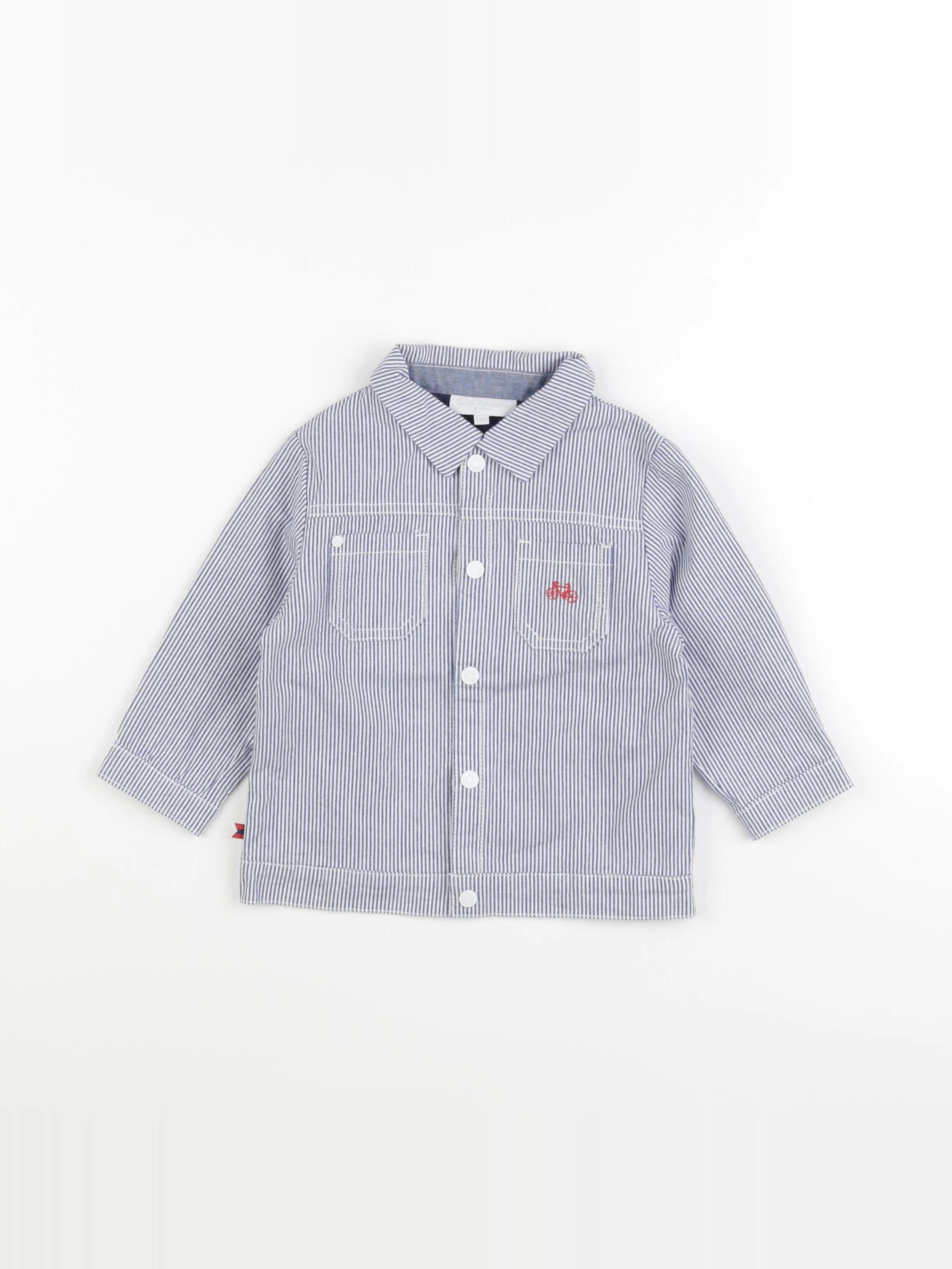 Cadet Rousselle - veste blanc, bleu - 12 mois