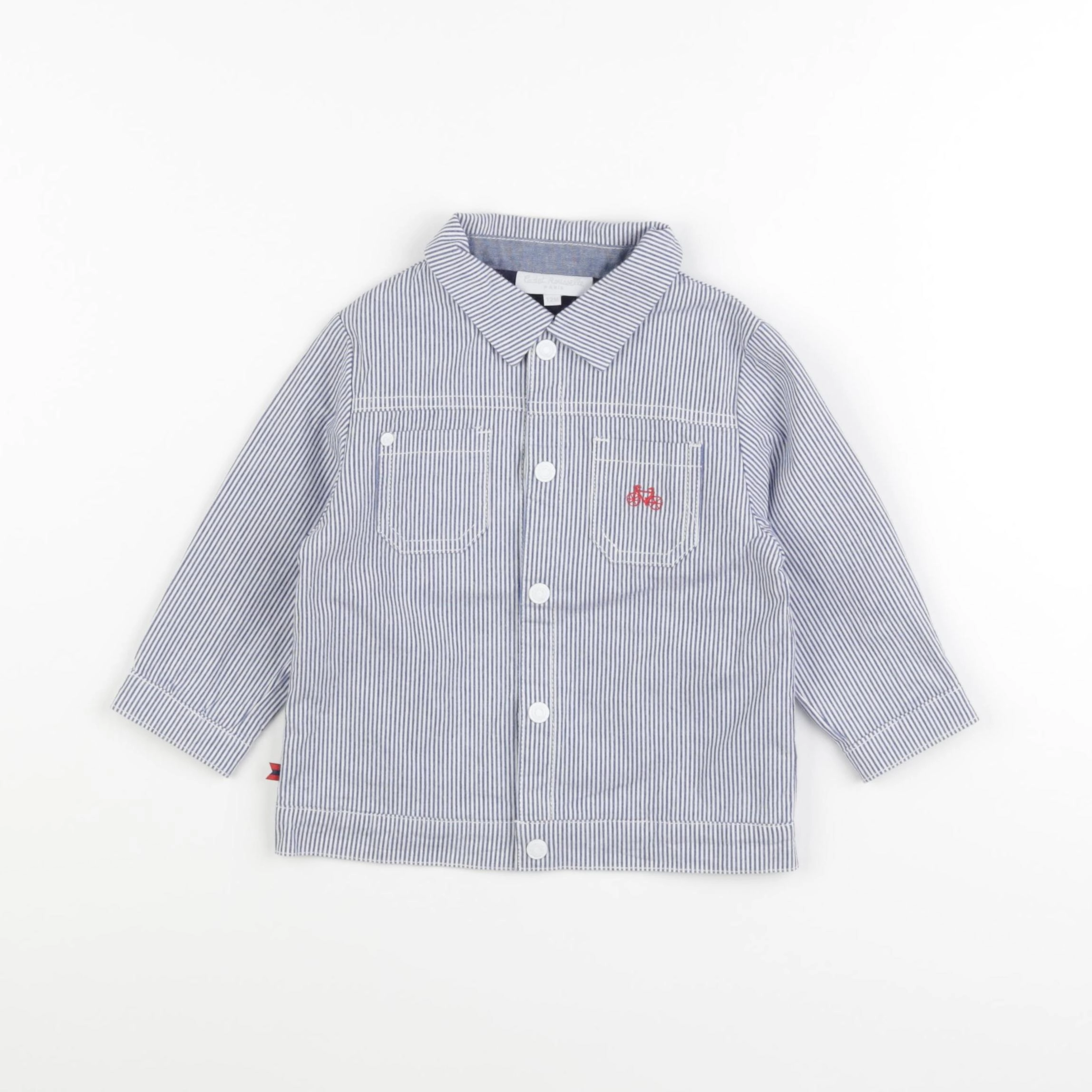 Cadet Rousselle - veste blanc, bleu - 12 mois