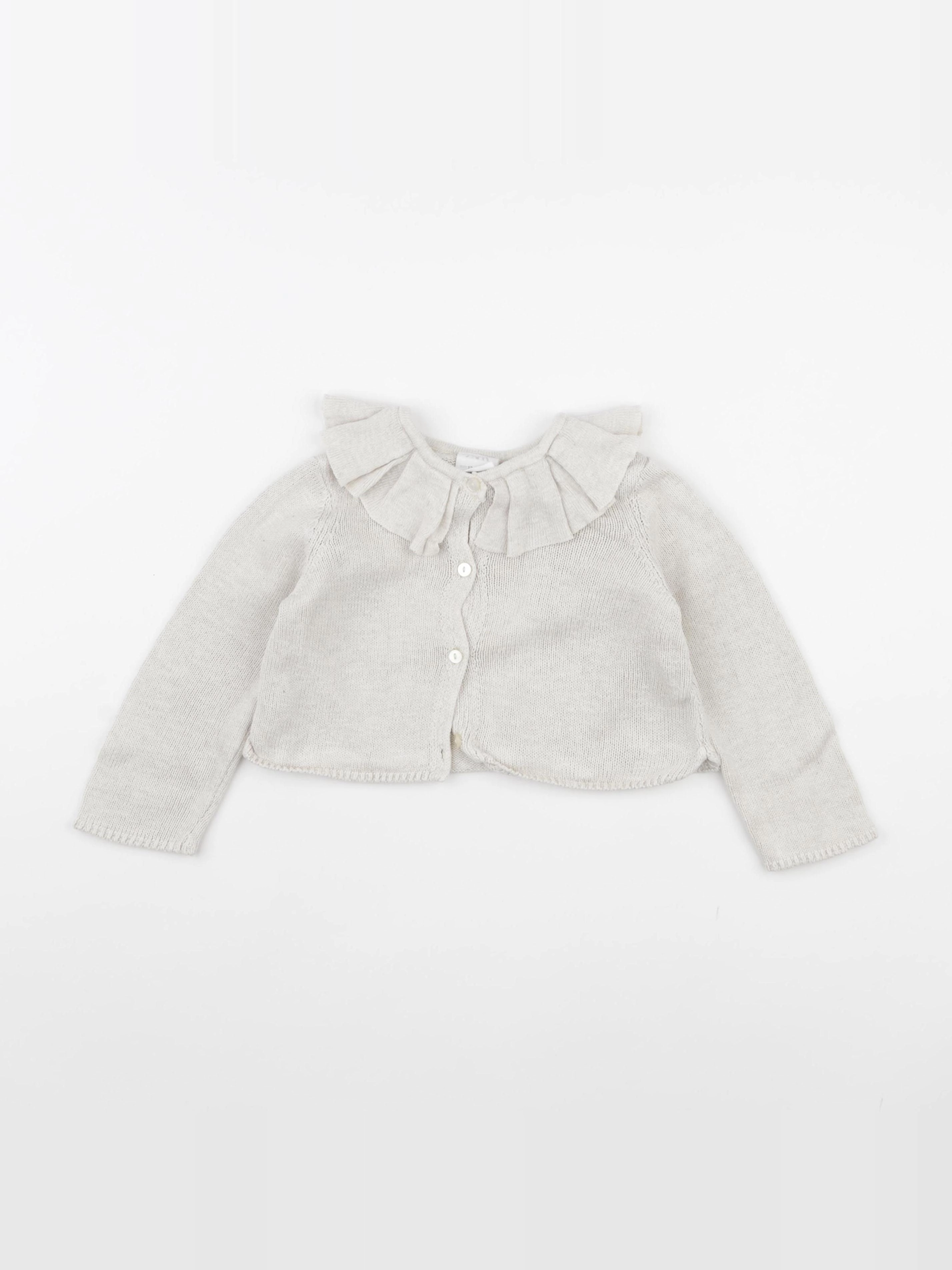 Zara - gilet beige - 12/18 mois