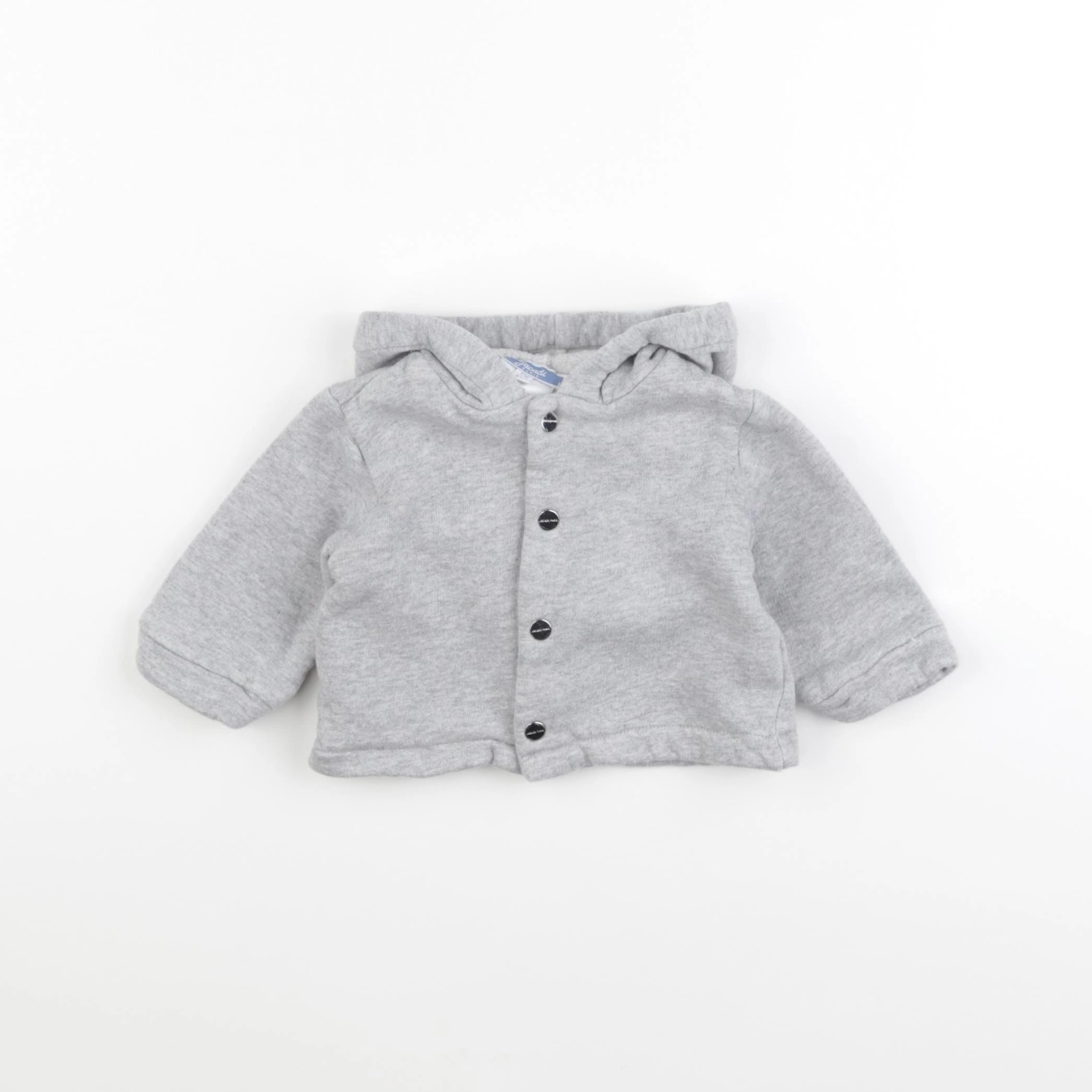 Jacadi - sweat gris - 6 mois