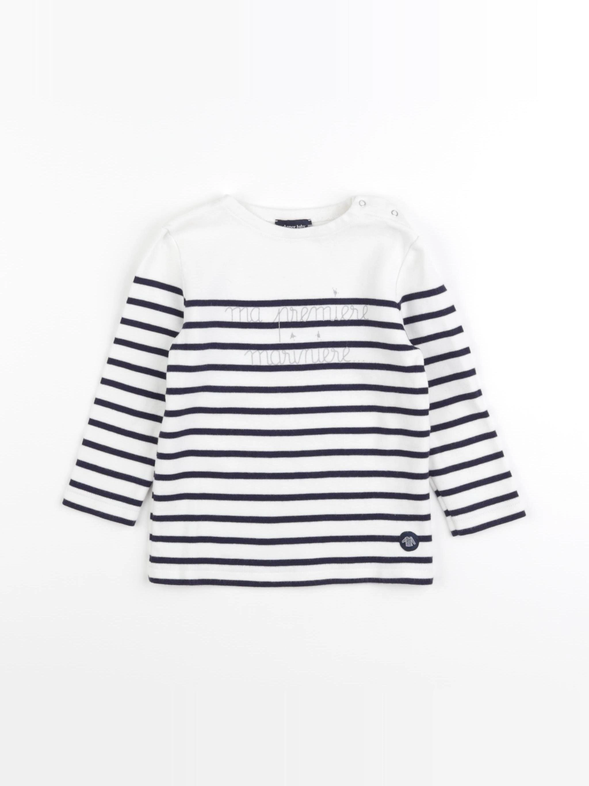 Armor Lux - pull beige, bleu - 24 mois