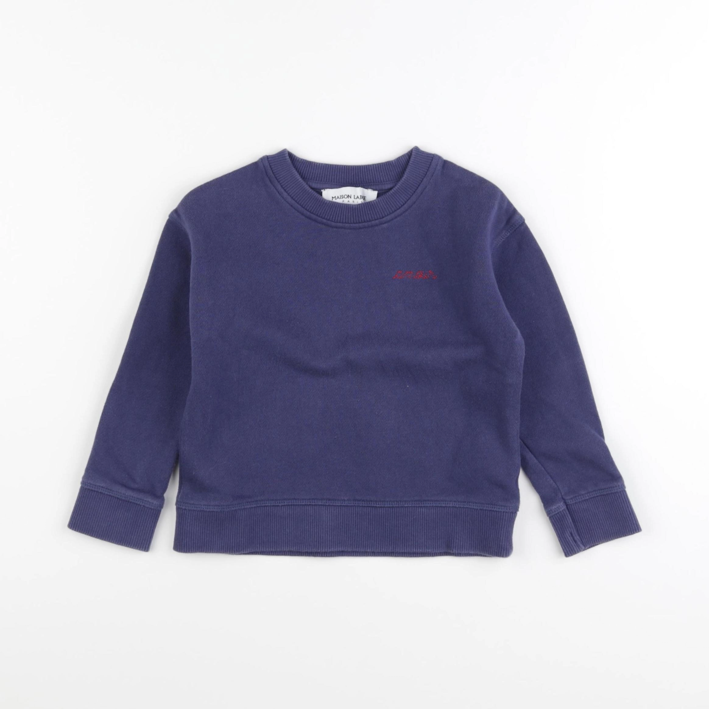Maison Labiche - sweat bleu - 4 ans