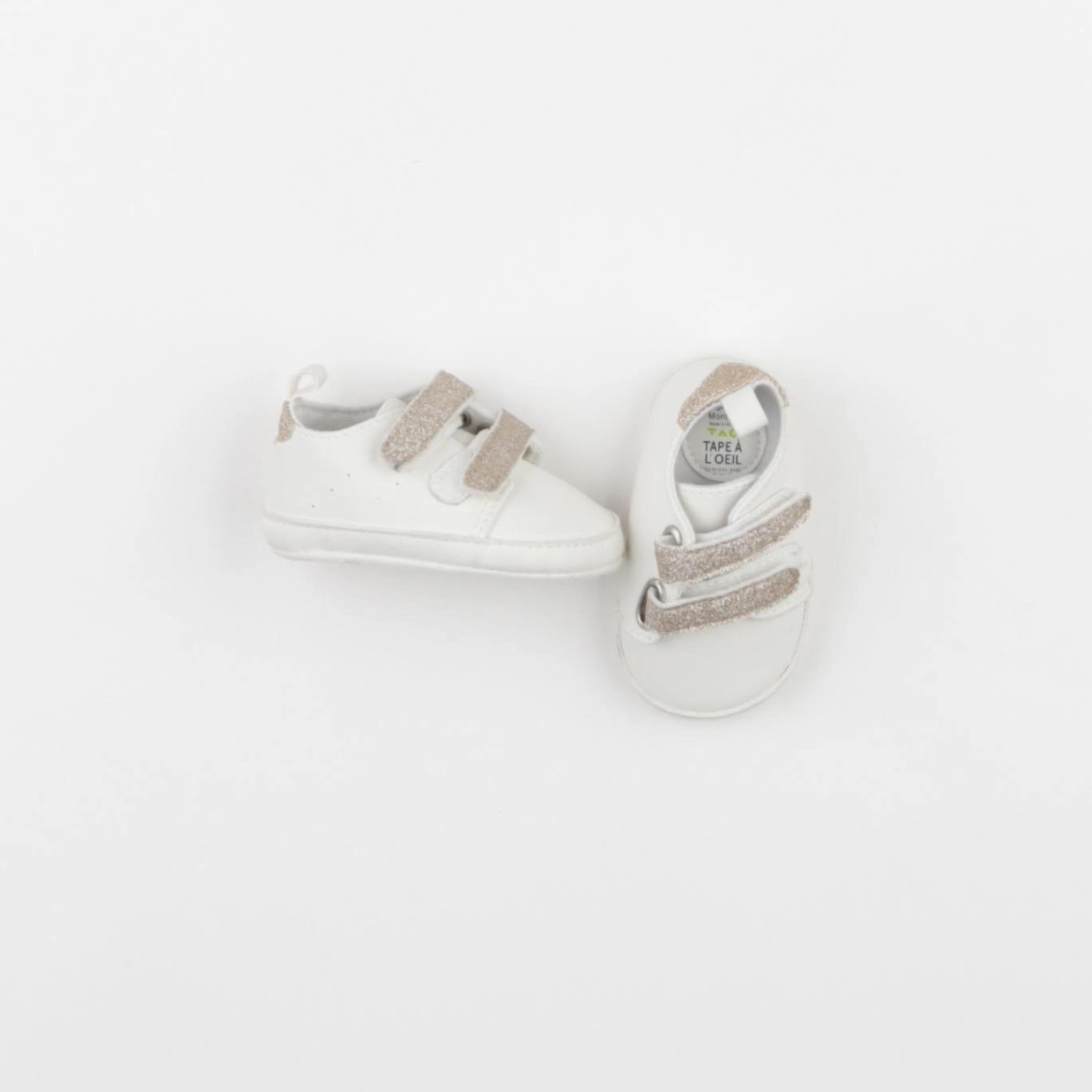 Tape à l'oeil - chaussons blanc - pointure 16/17