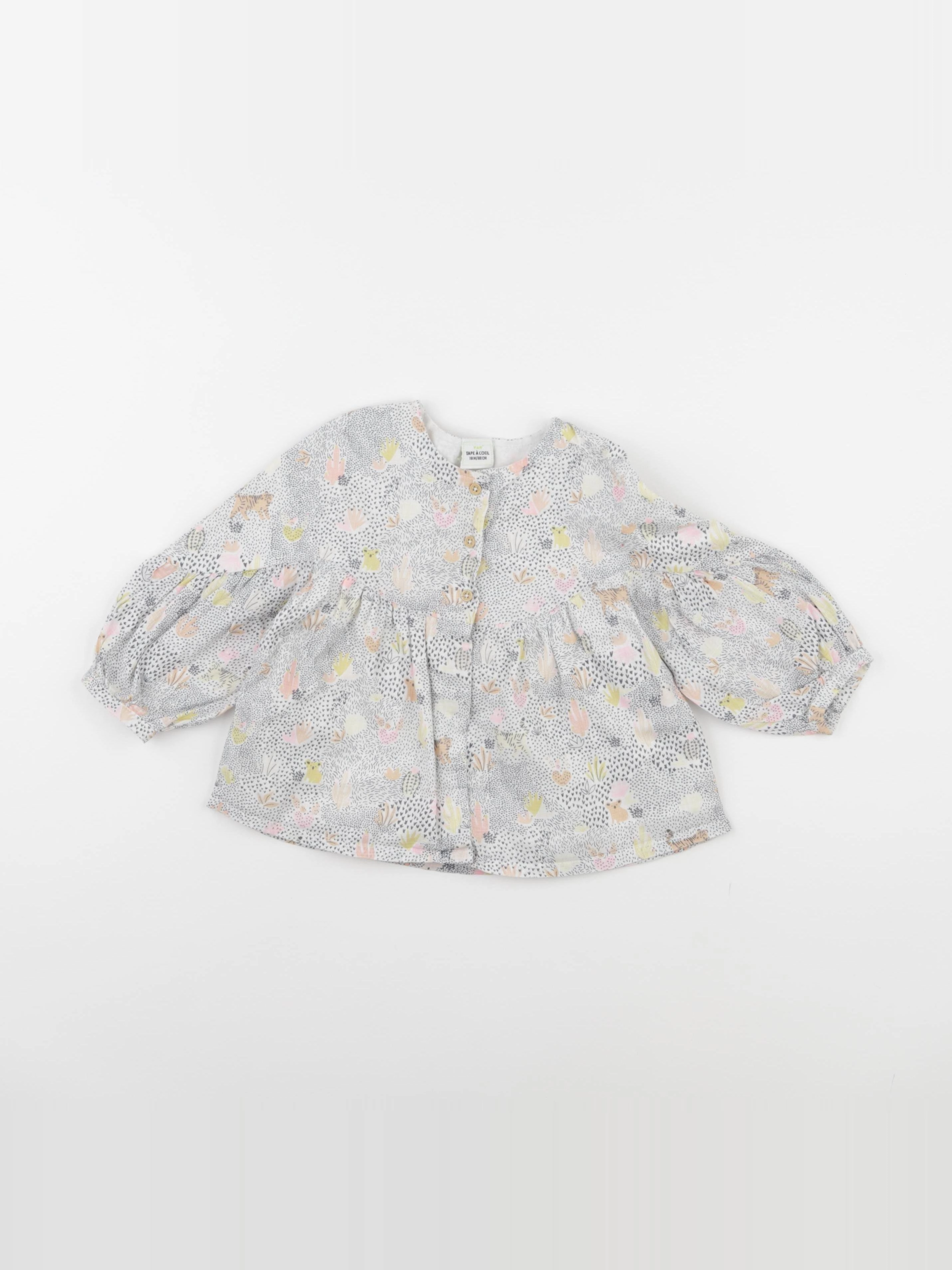 Tape à l'oeil - blouse multicolore - 18 mois