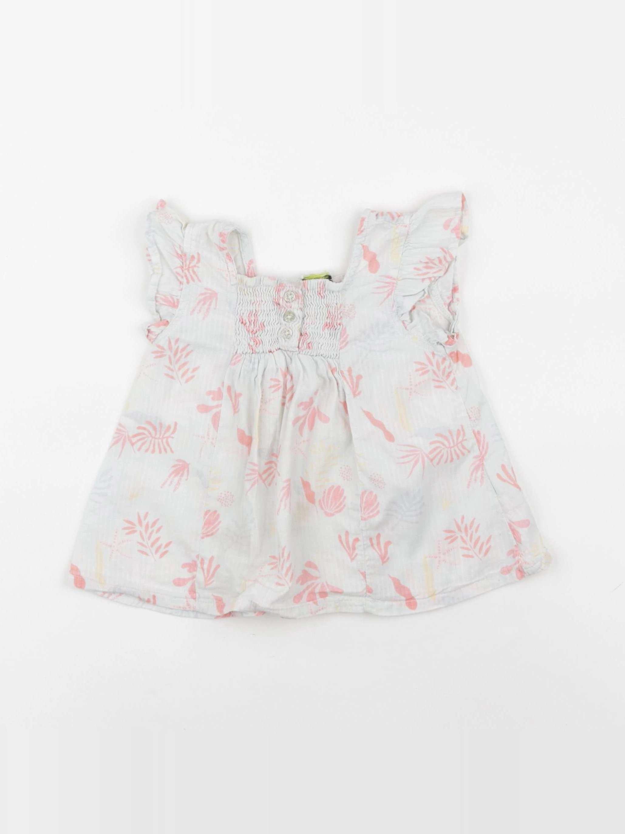 Tape à l'oeil - blouse blanc, rose - 24 mois