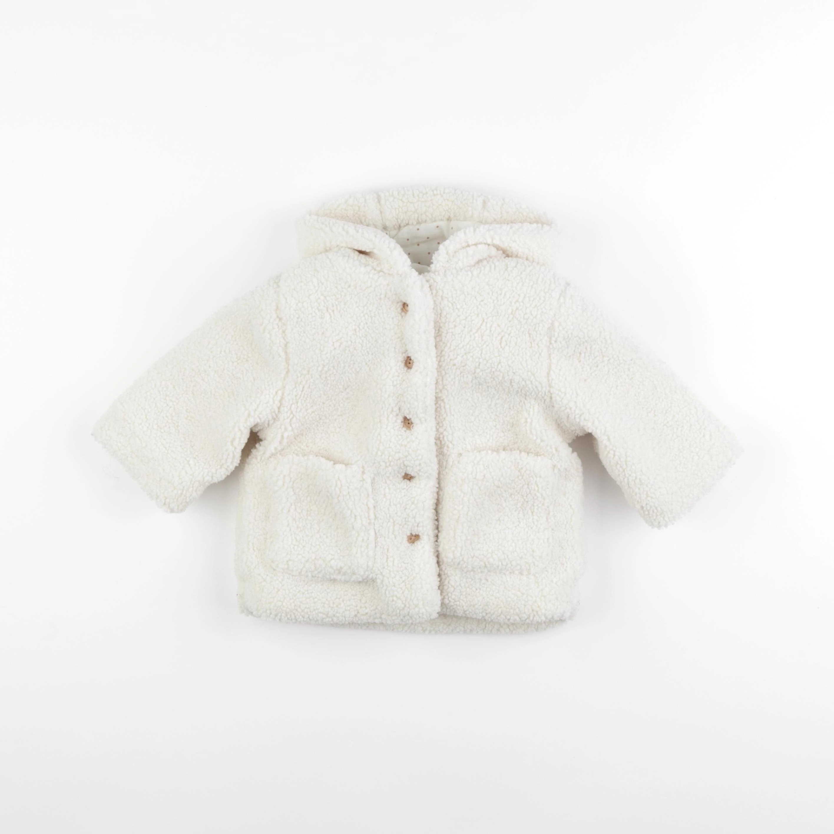 Vertbaudet - veste beige - 12 mois