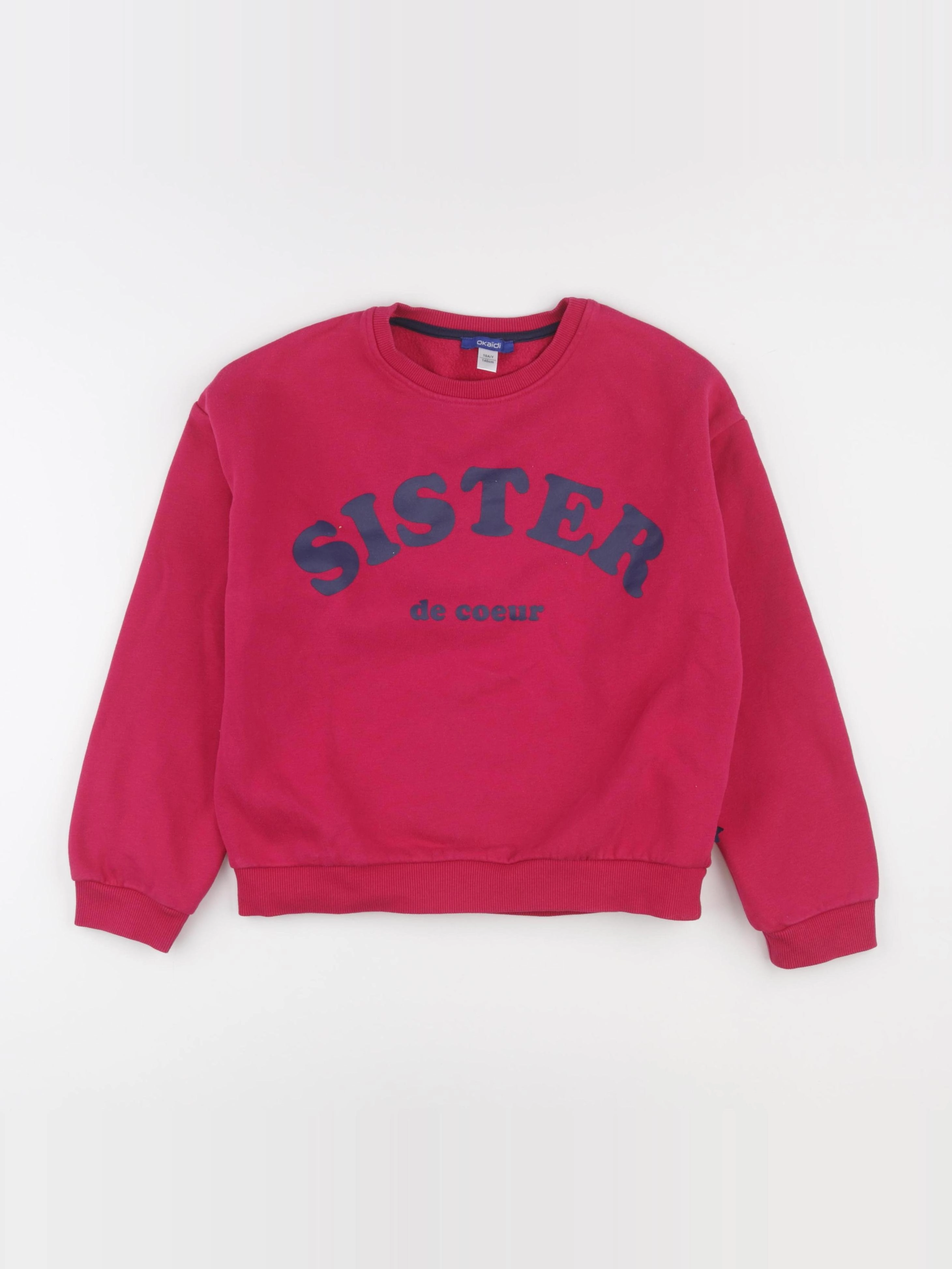 Okaidi - sweat rose - 10 ans
