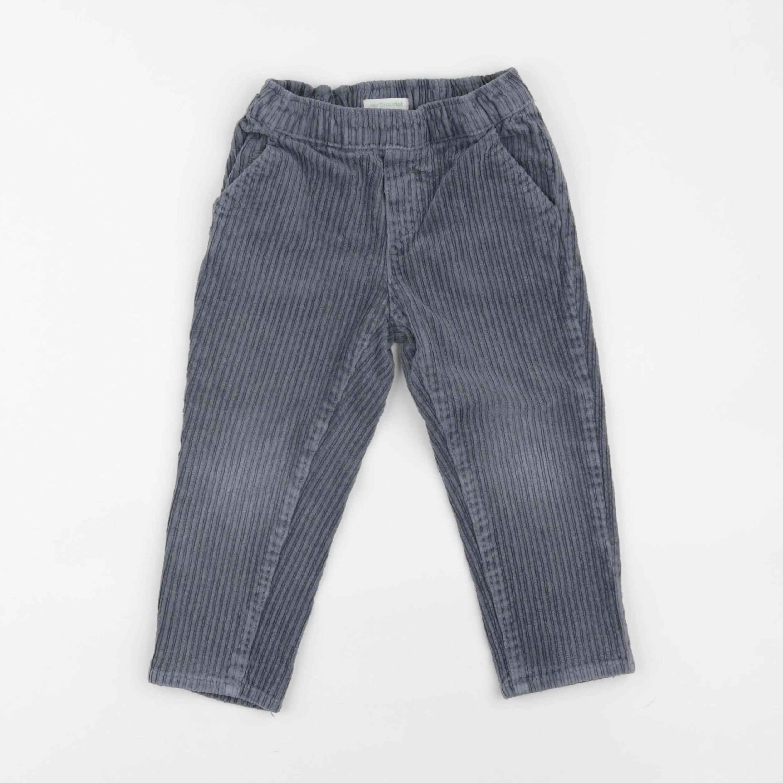 Vertbaudet - pantalon bleu - 3 ans
