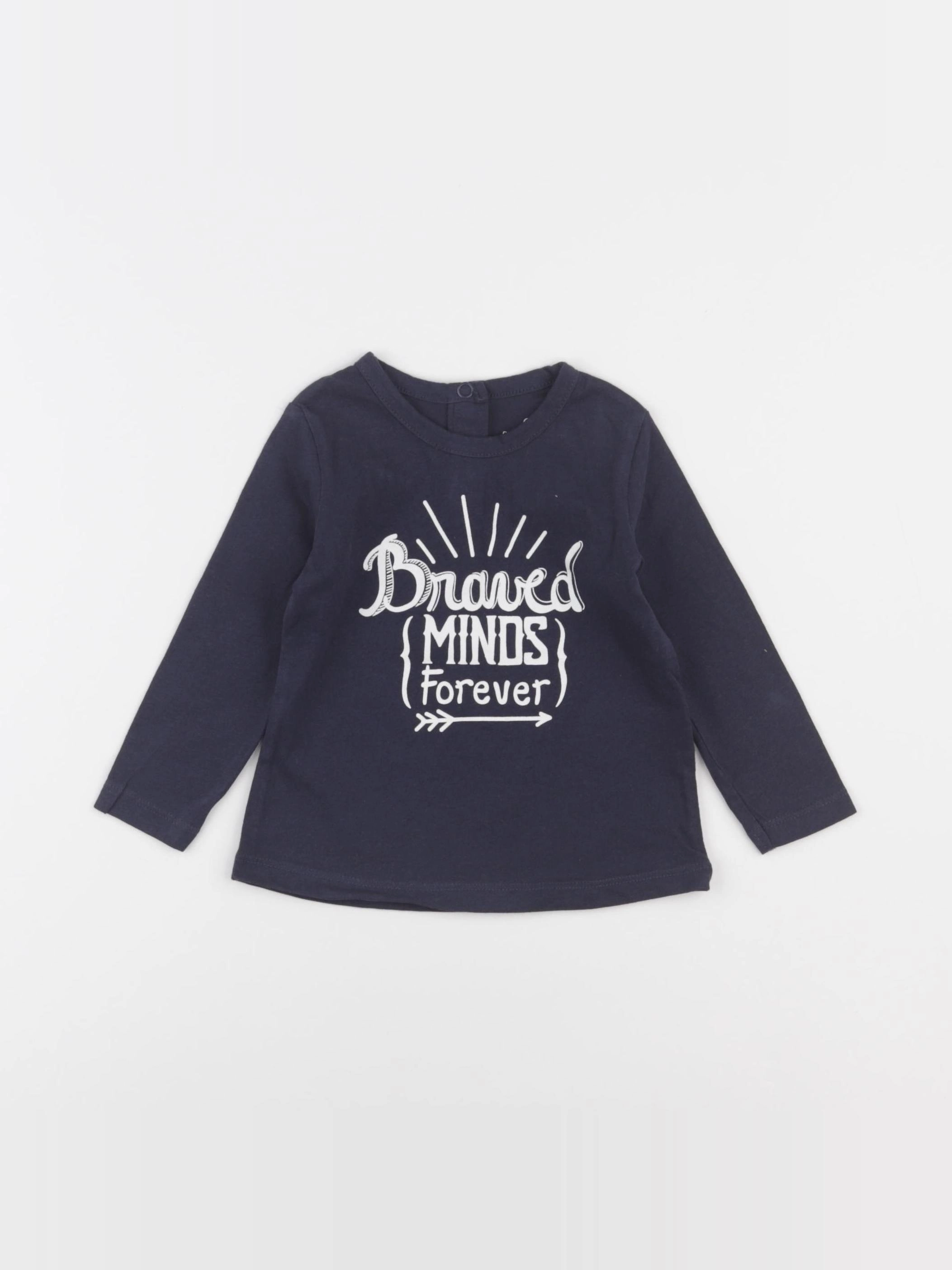 La Redoute - tee-shirt bleu - 9 mois