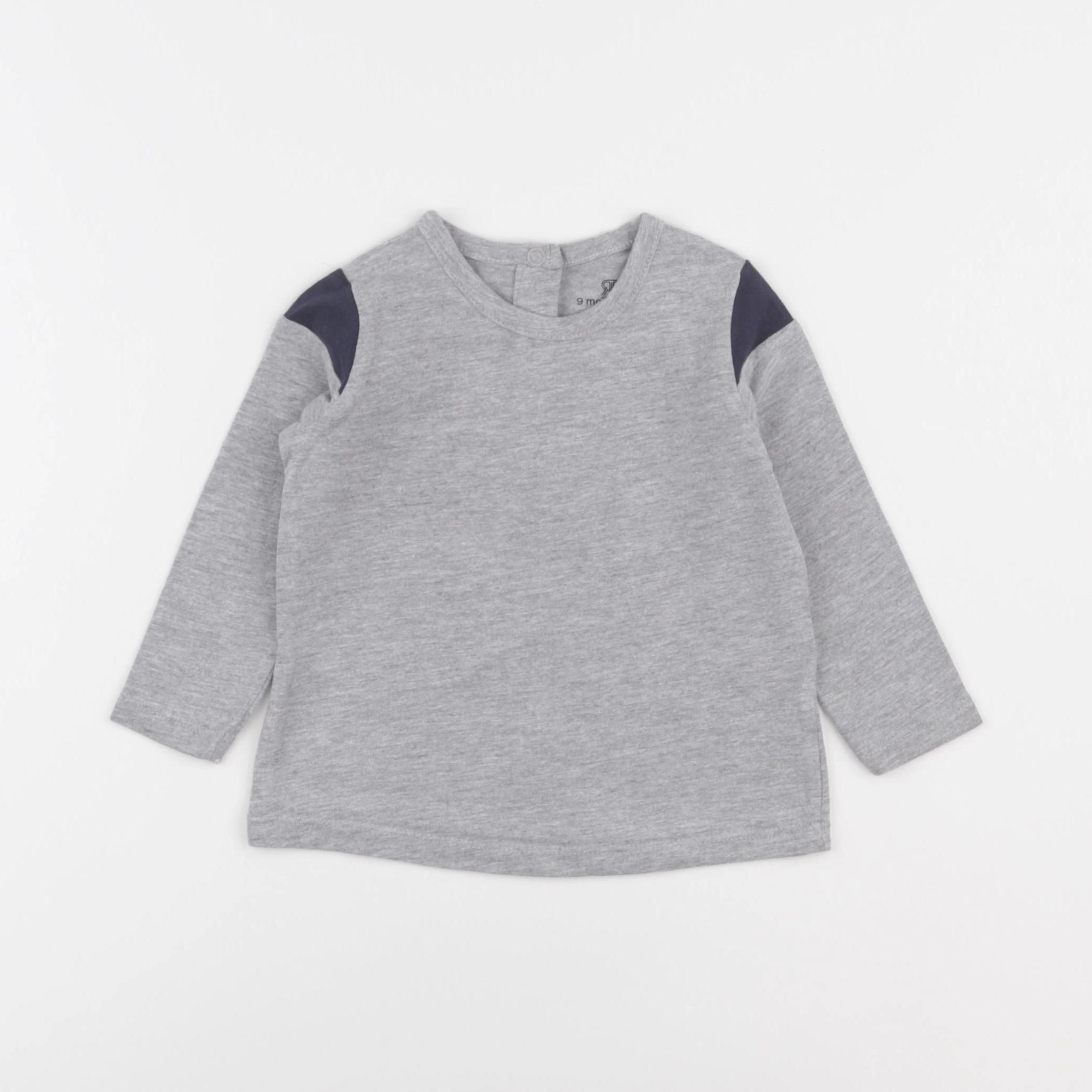 La Redoute - tee-shirt gris - 9 mois