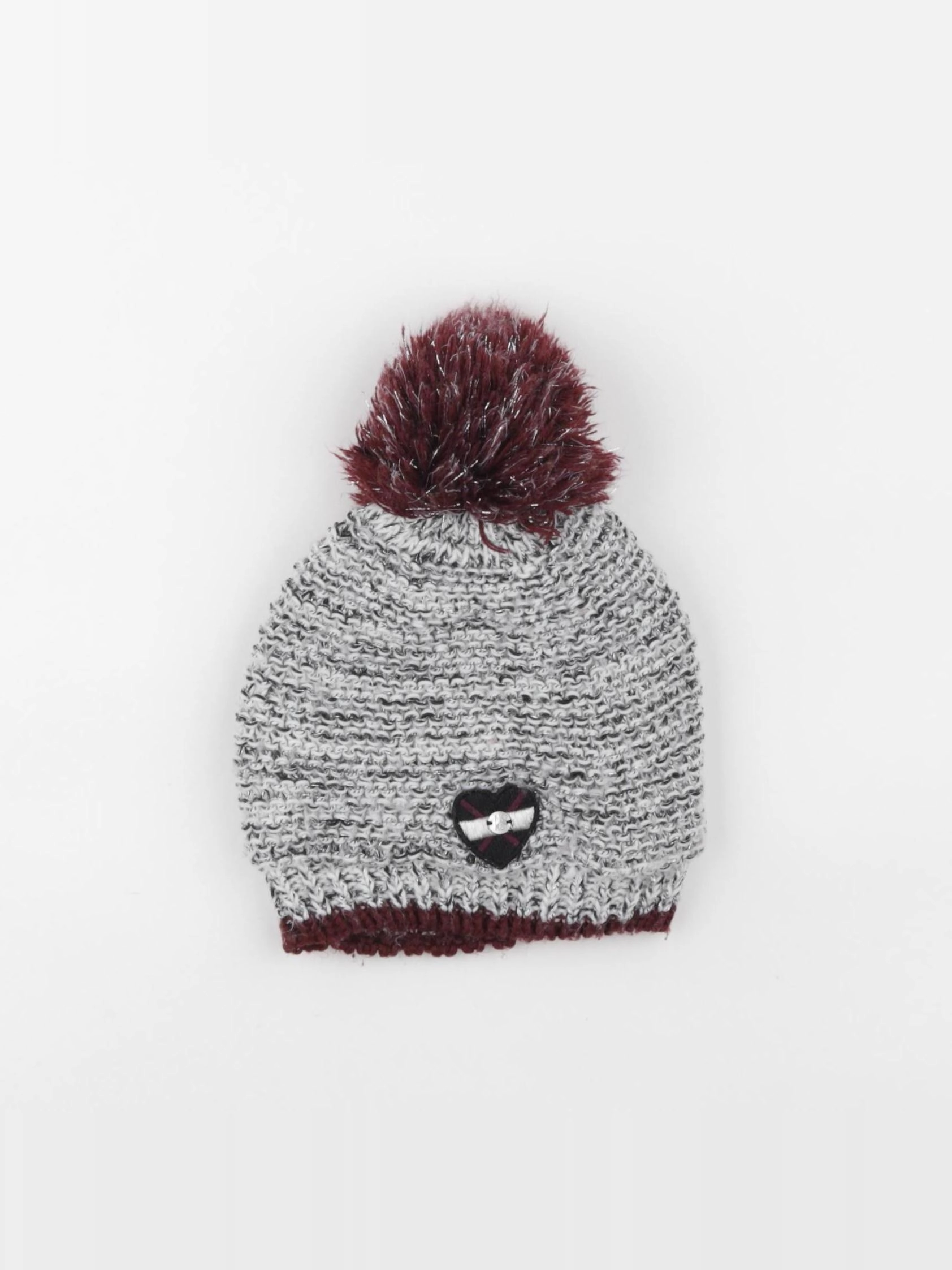 IKKS - bonnet gris - 8/11 ans