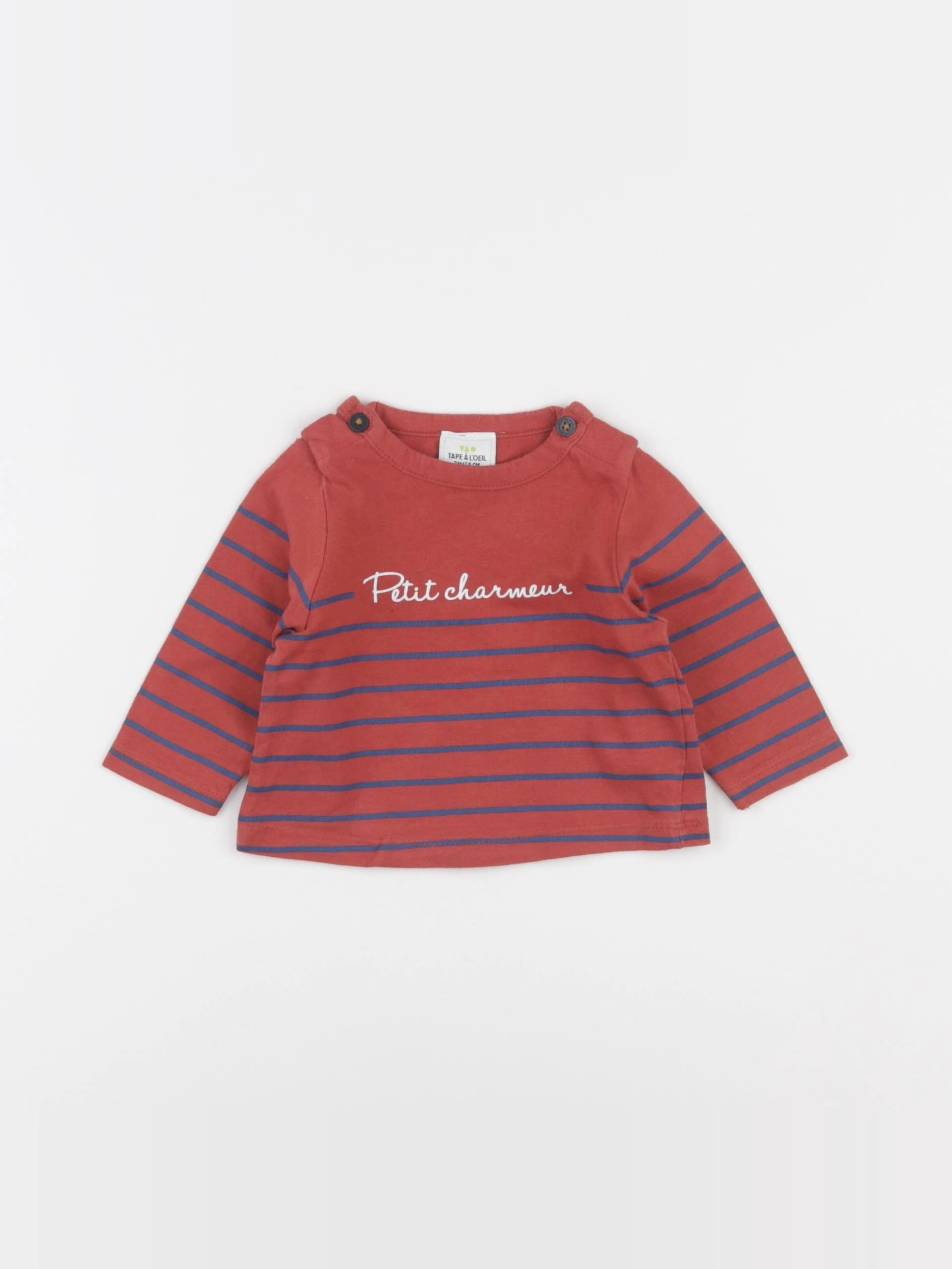 Tape à l'oeil - tee-shirt rouge - 3 mois