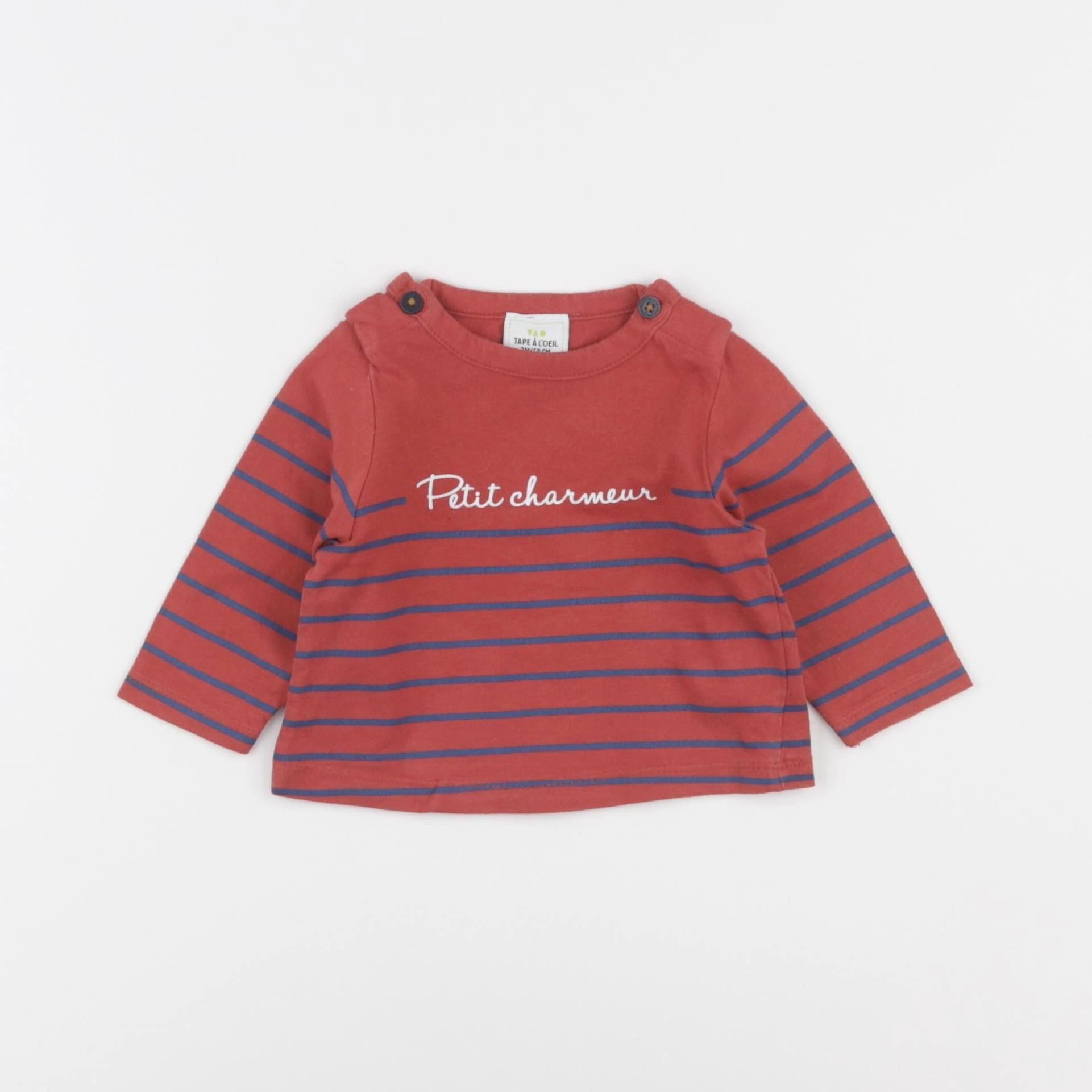 Tape à l'oeil - tee-shirt rouge - 3 mois