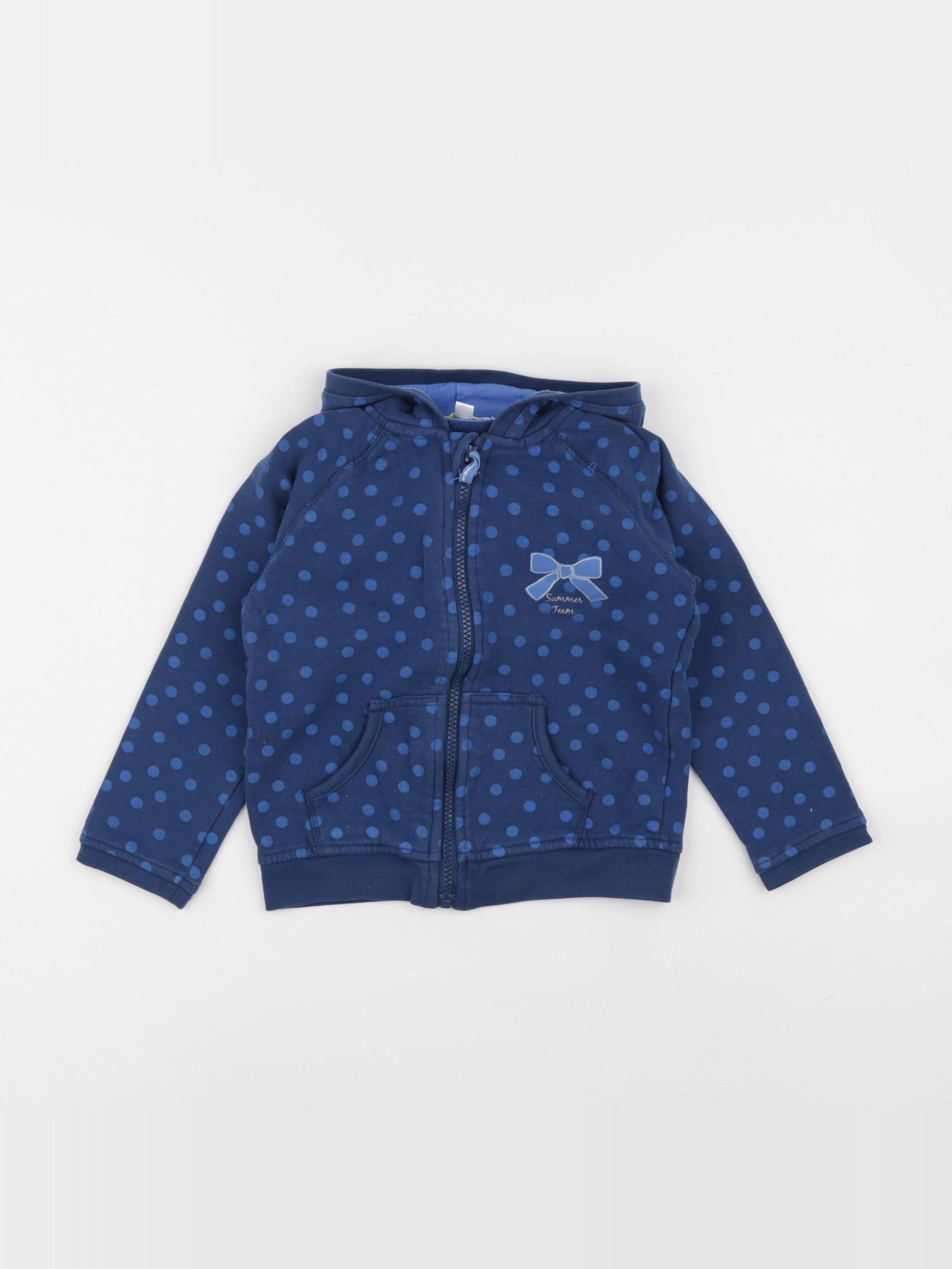 Vertbaudet - sweat bleu - 5 ans