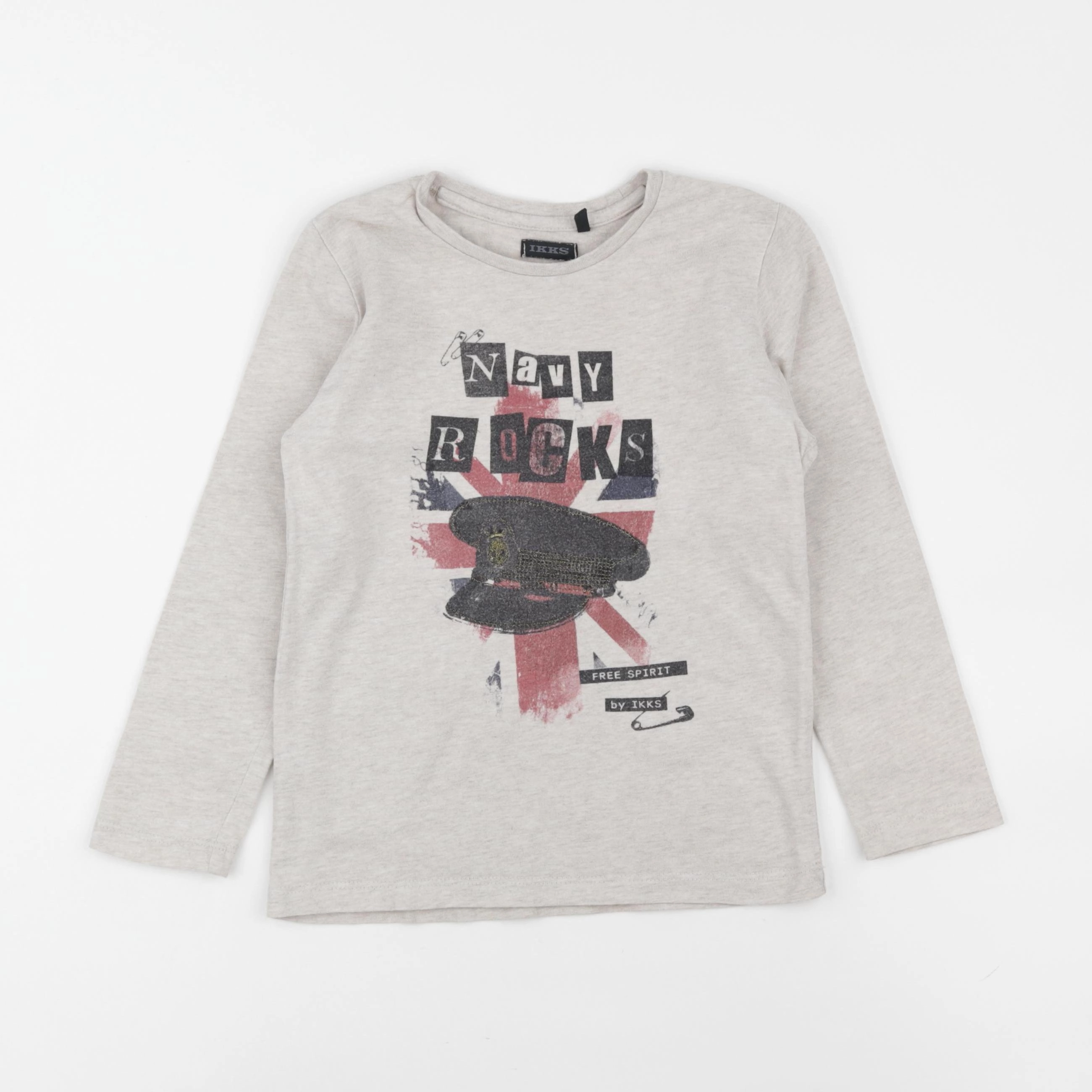 IKKS - tee-shirt beige - 5 ans