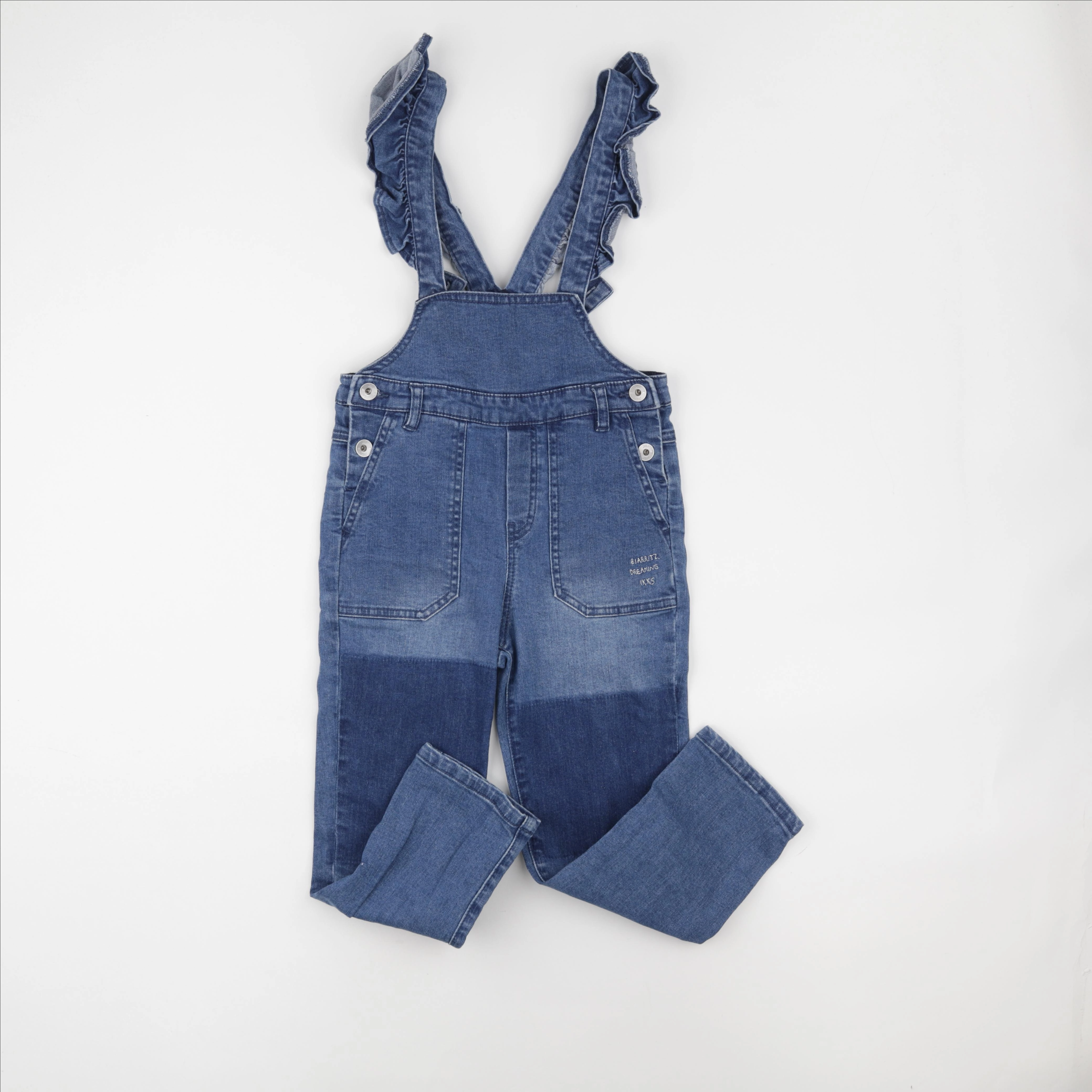IKKS - salopette bleu - 8 ans