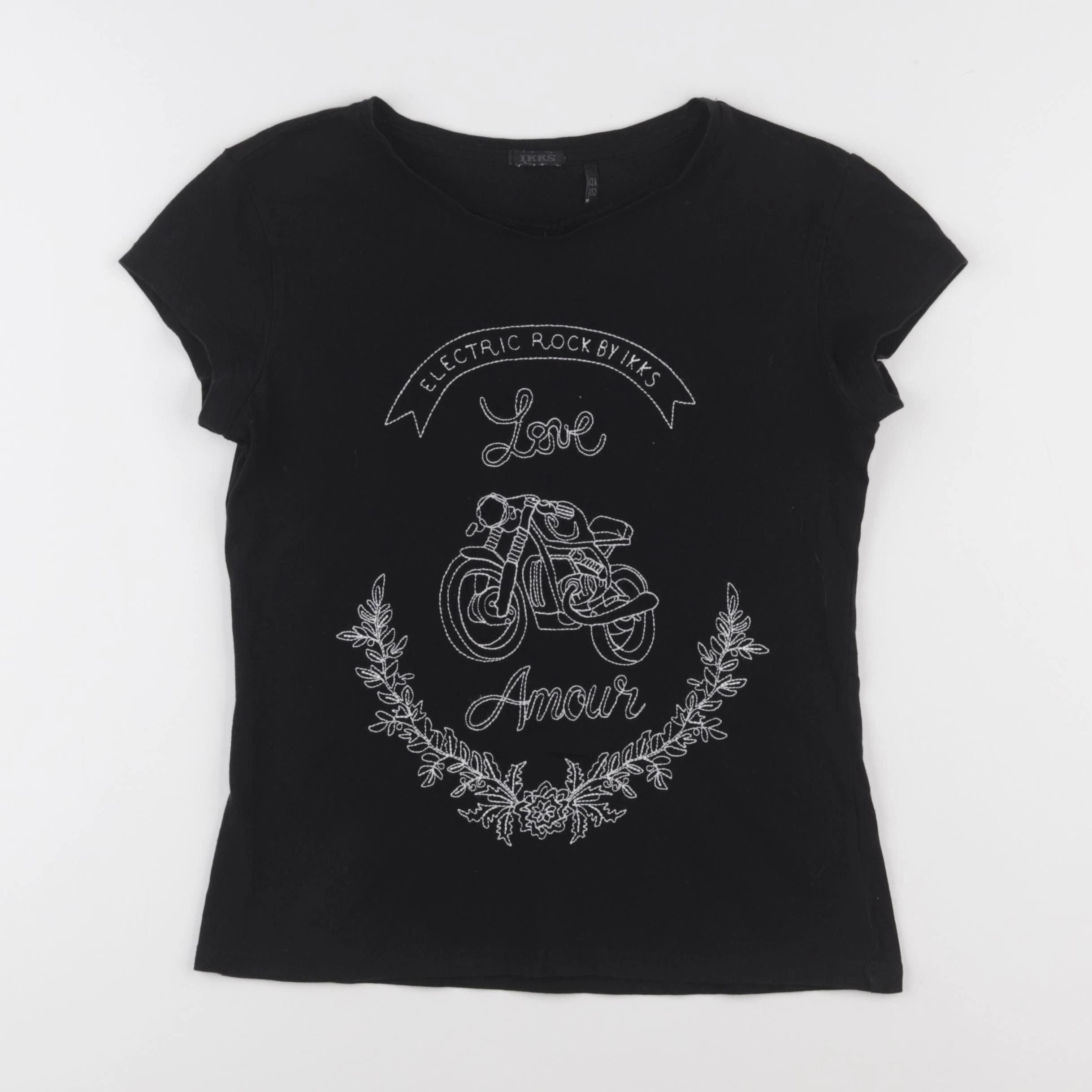 IKKS - tee-shirt noir - 12 ans
