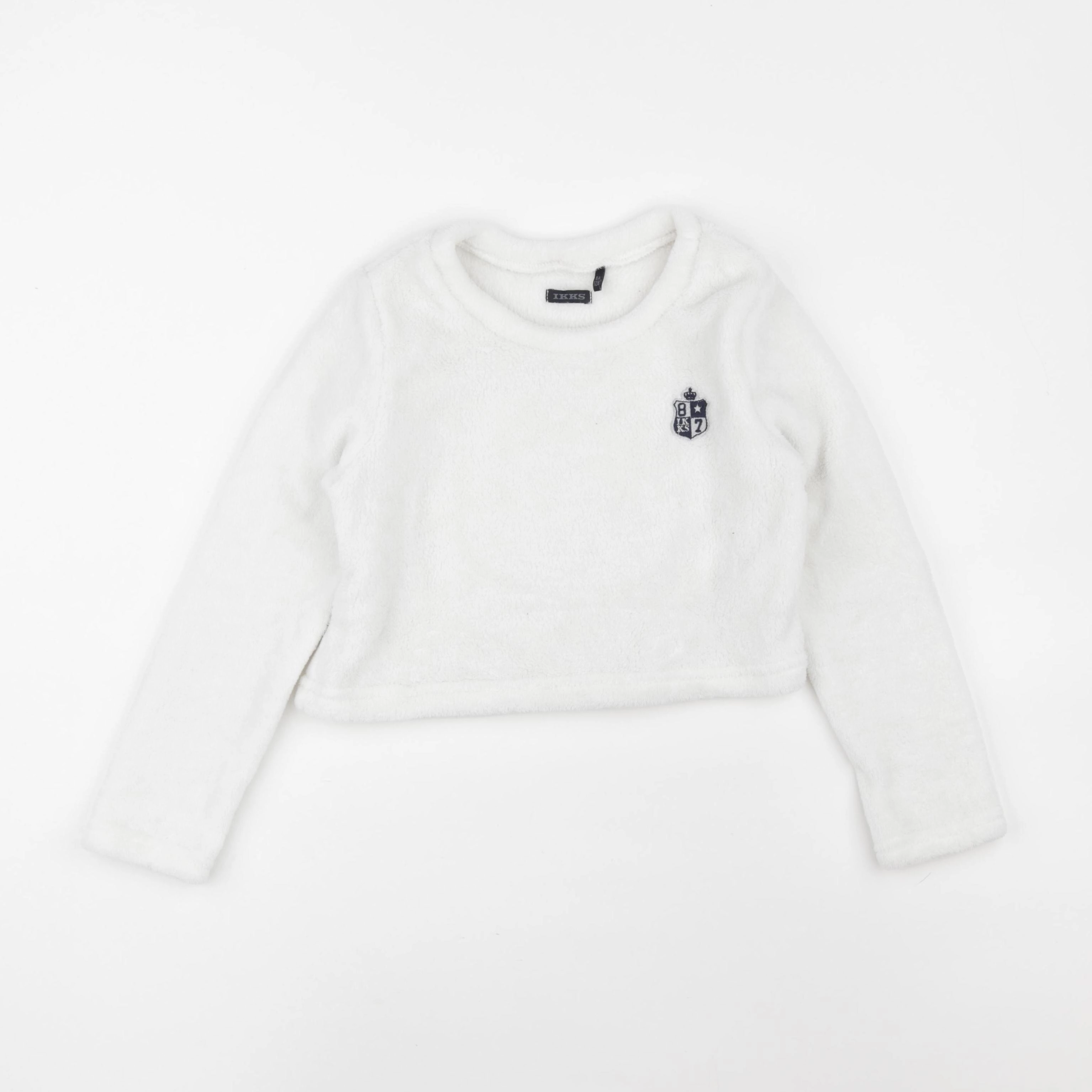 IKKS - sweat court blanc - 8 ans
