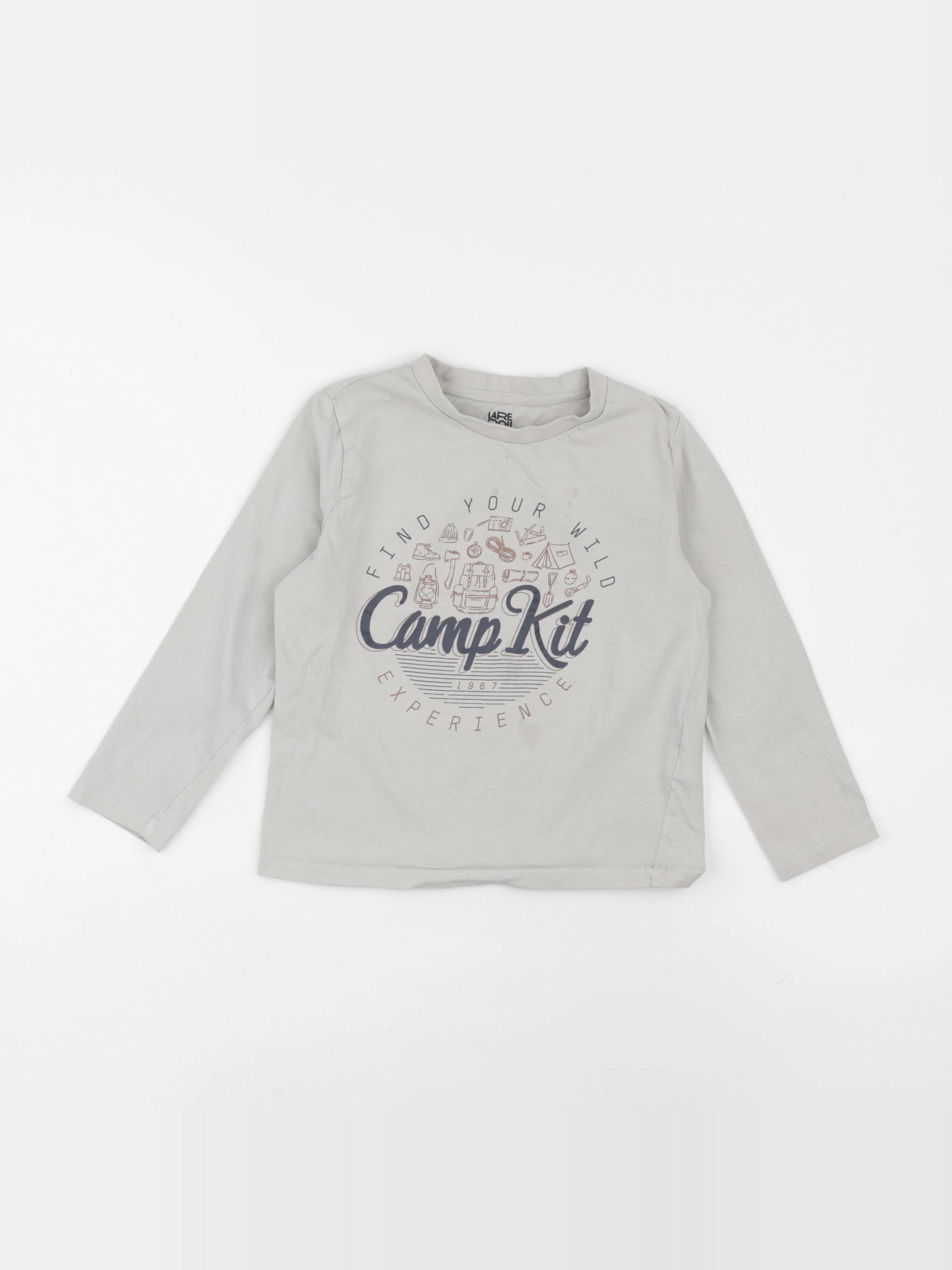 La Redoute - tee-shirt beige - 6 ans