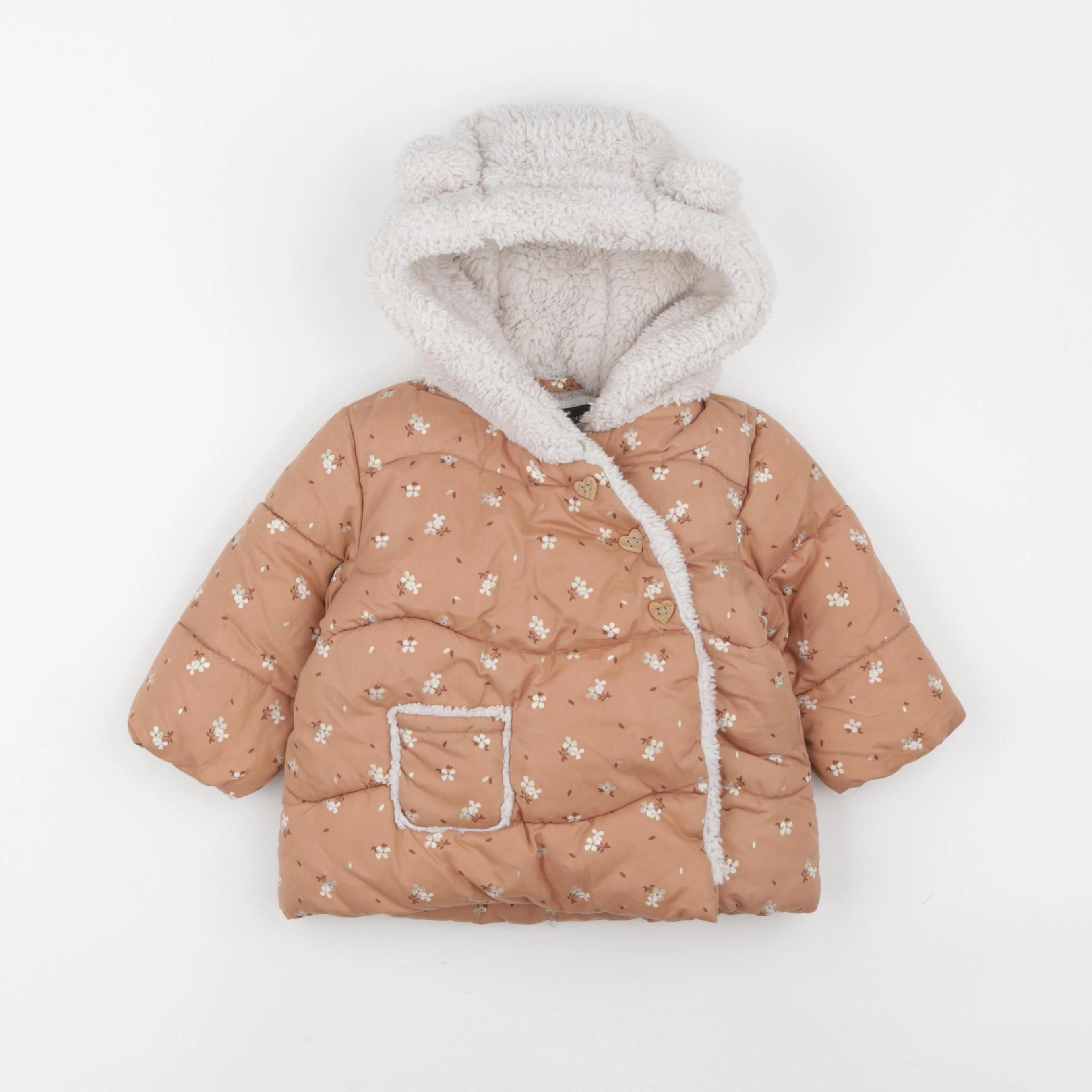 Tape à l'oeil - manteau rose - 6 mois