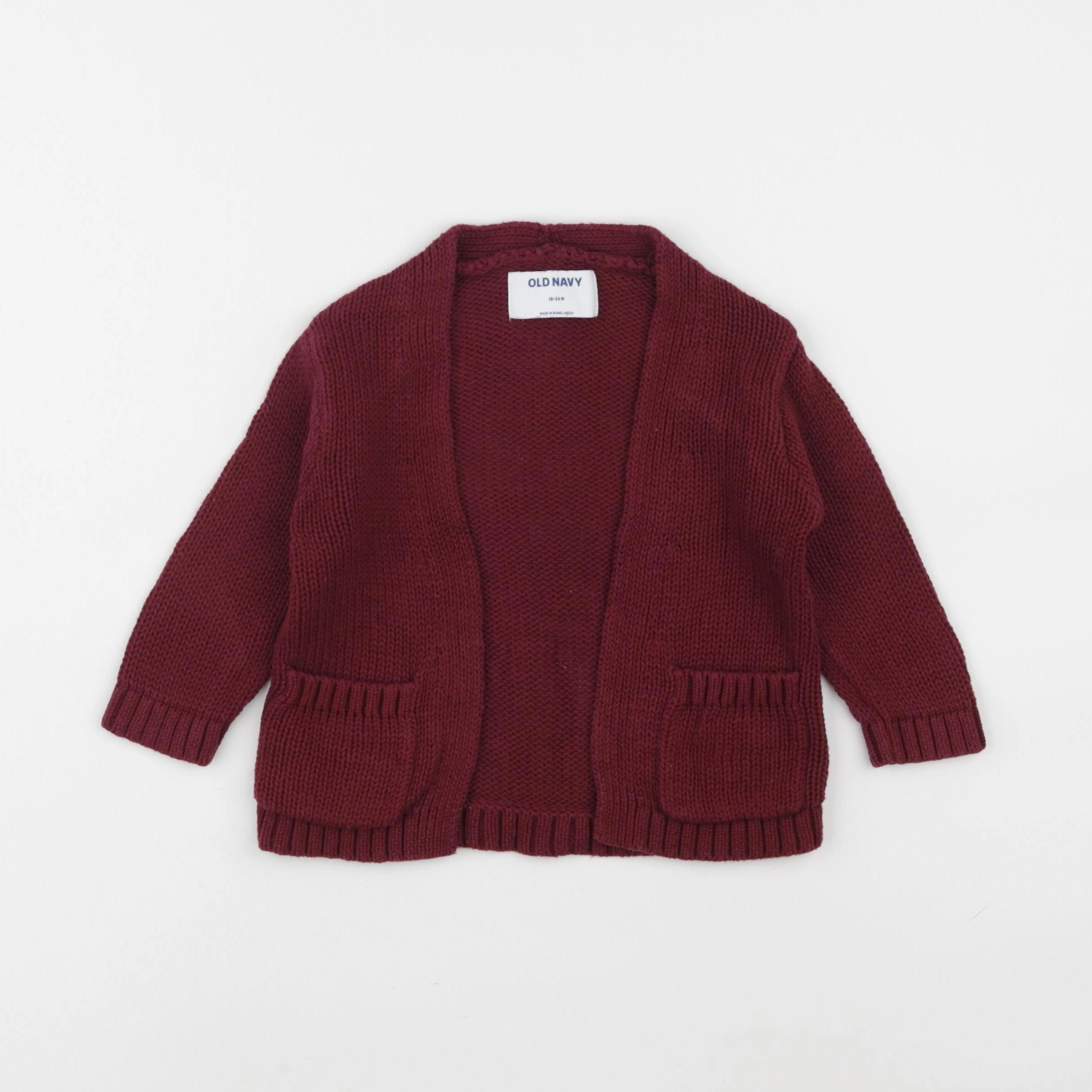 Old Navy - gilet rouge - 18/24 mois