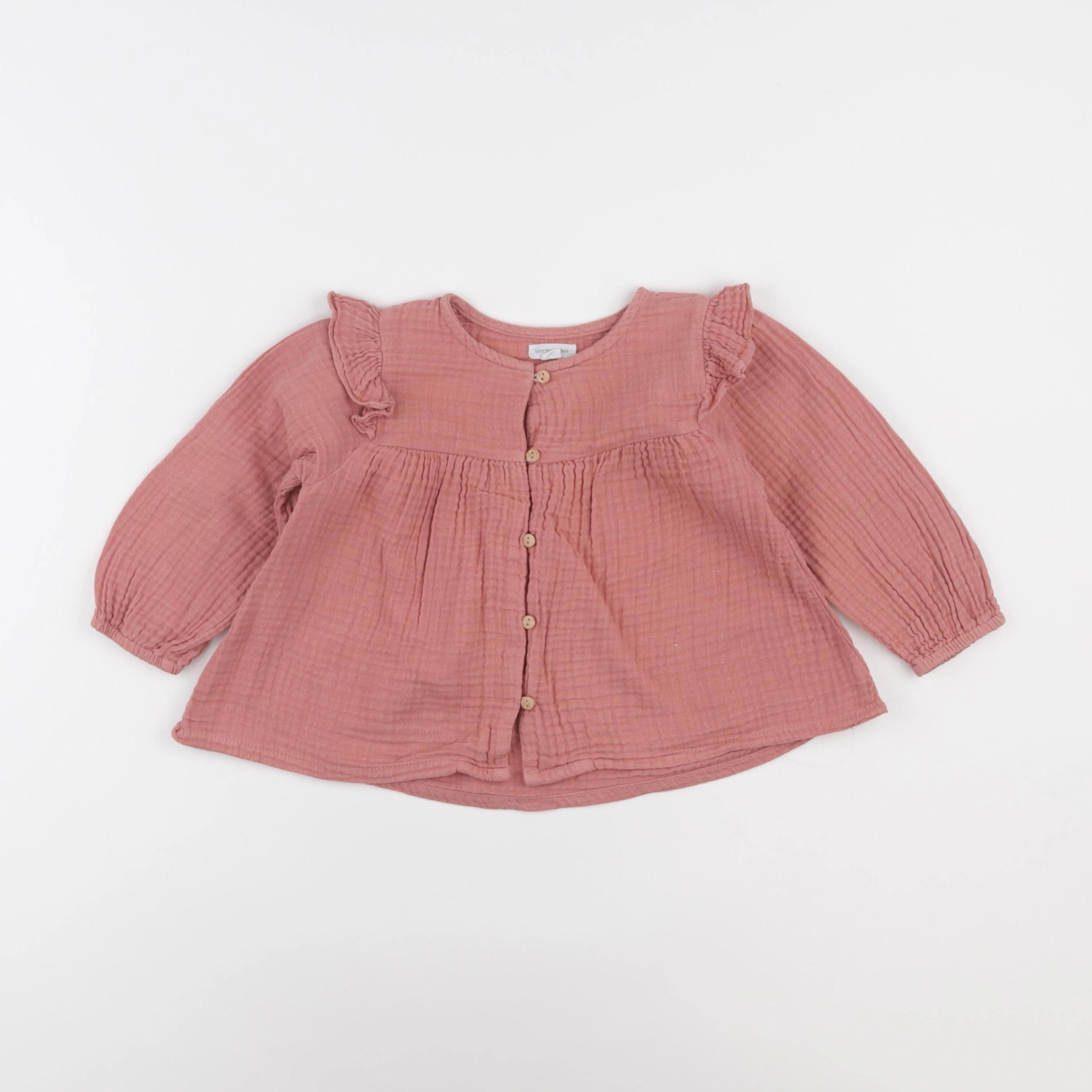 Vertbaudet - blouse rose - 18 mois