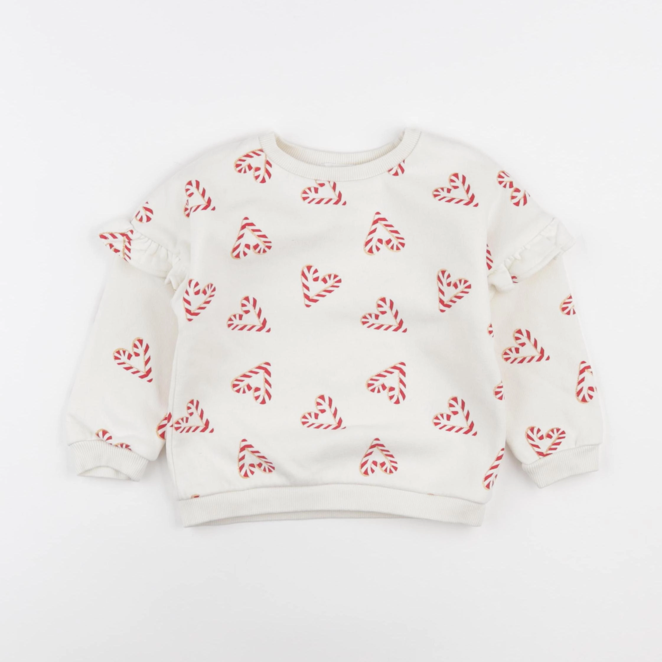 Vertbaudet - sweat beige - 2 ans
