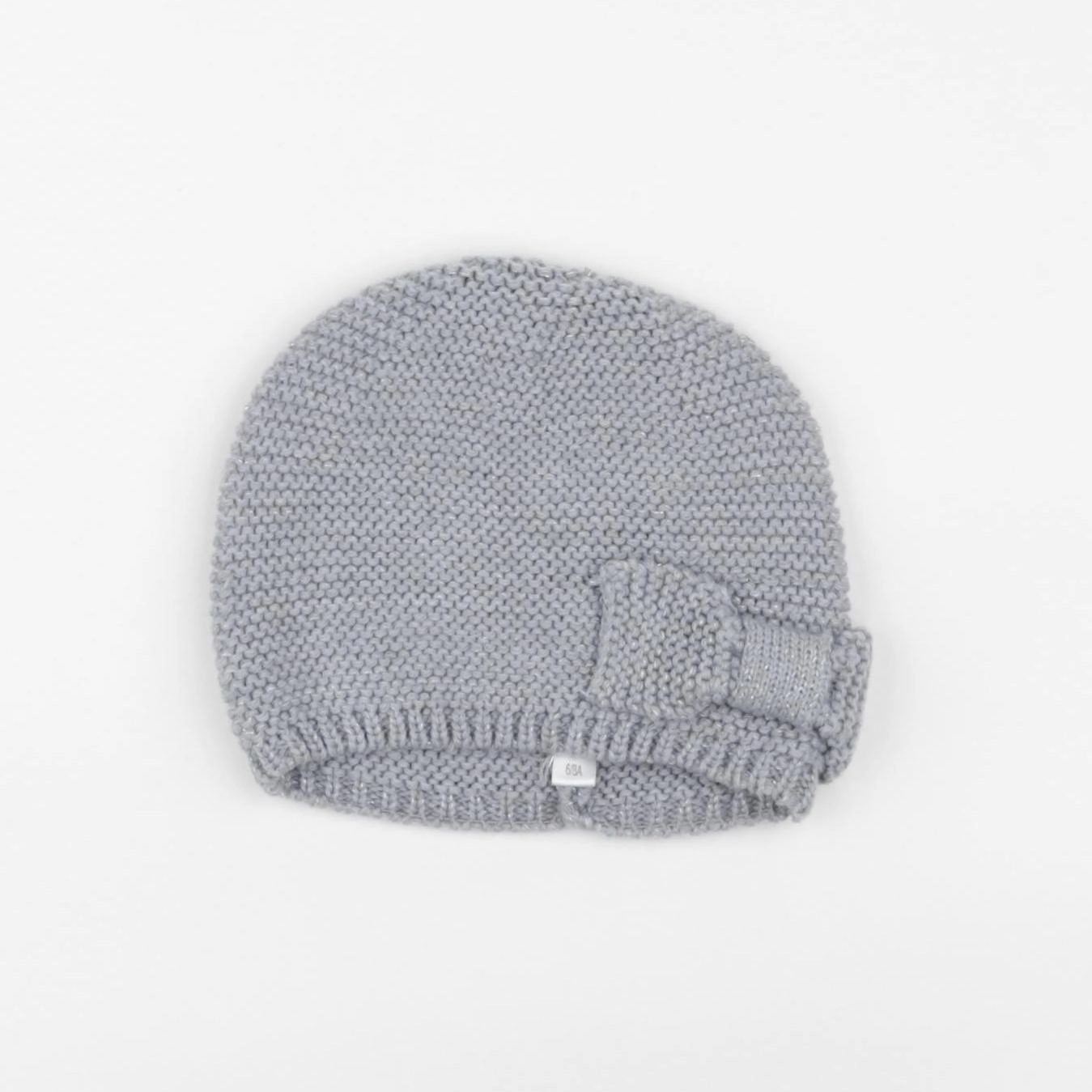 Vertbaudet - bonnet gris, argent - 6/8 ans