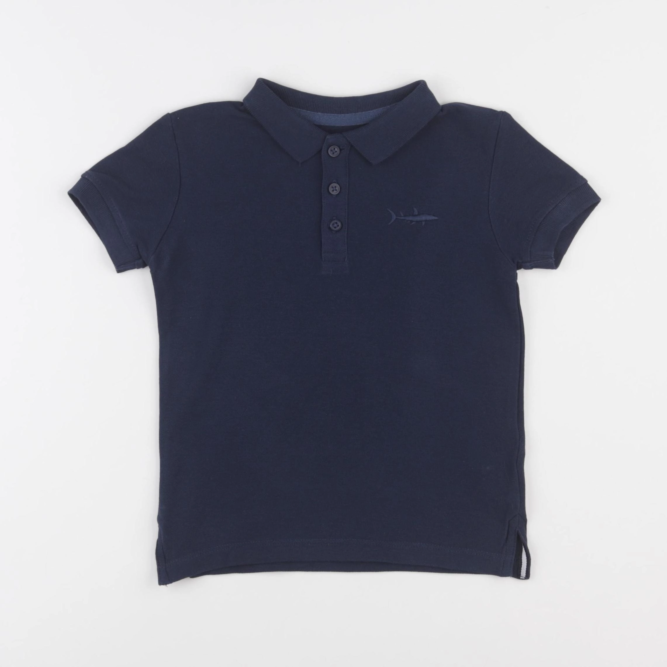 Vertbaudet - polo bleu - 5 ans