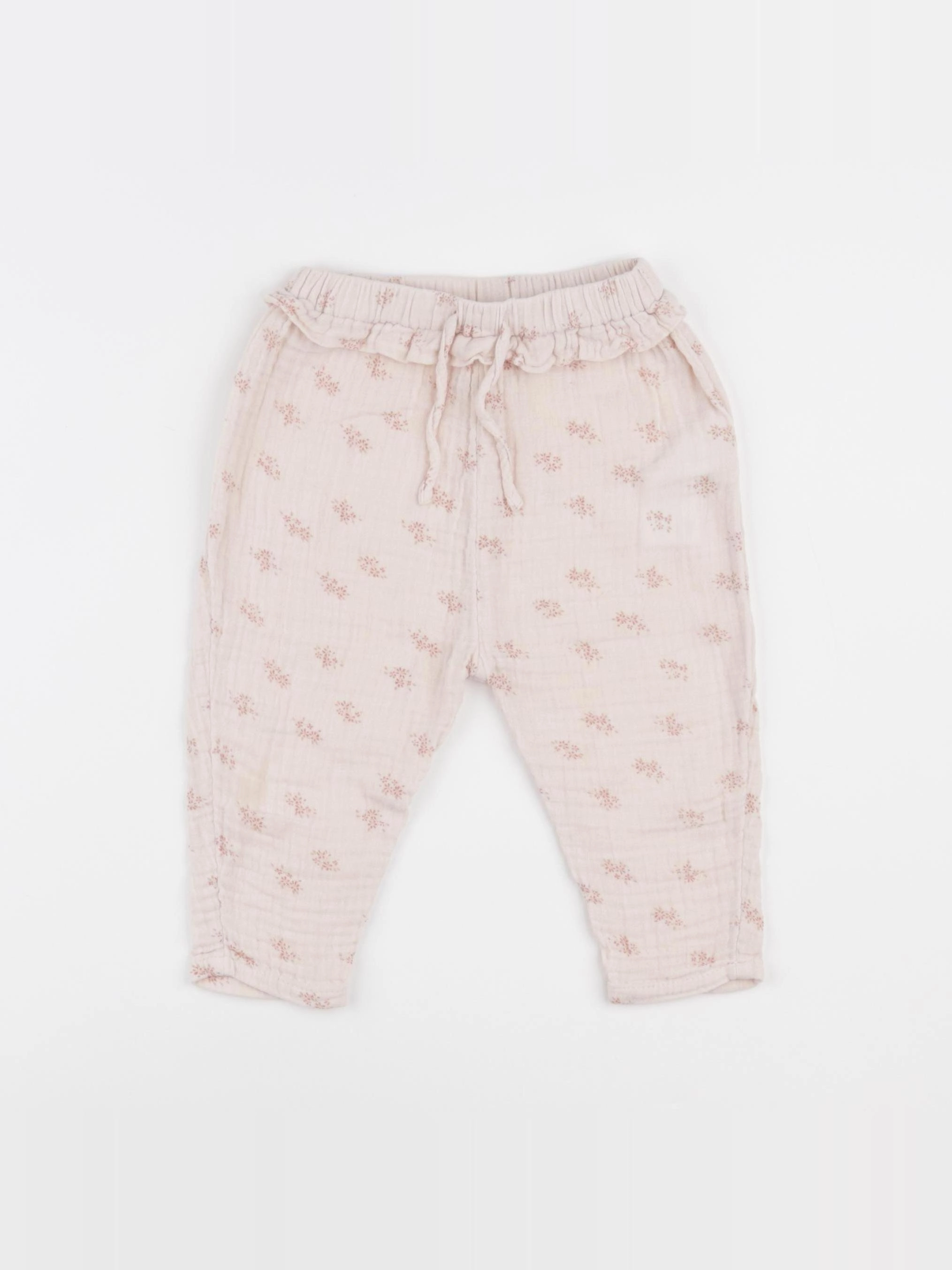 Vertbaudet - pantalon rose - 12 mois