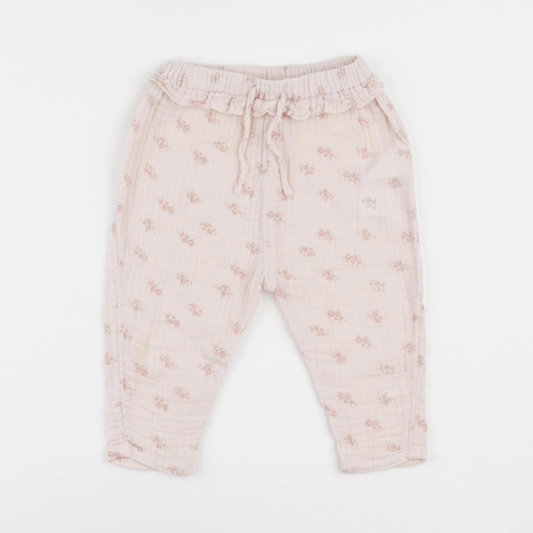 Vertbaudet - pantalon rose - 12 mois