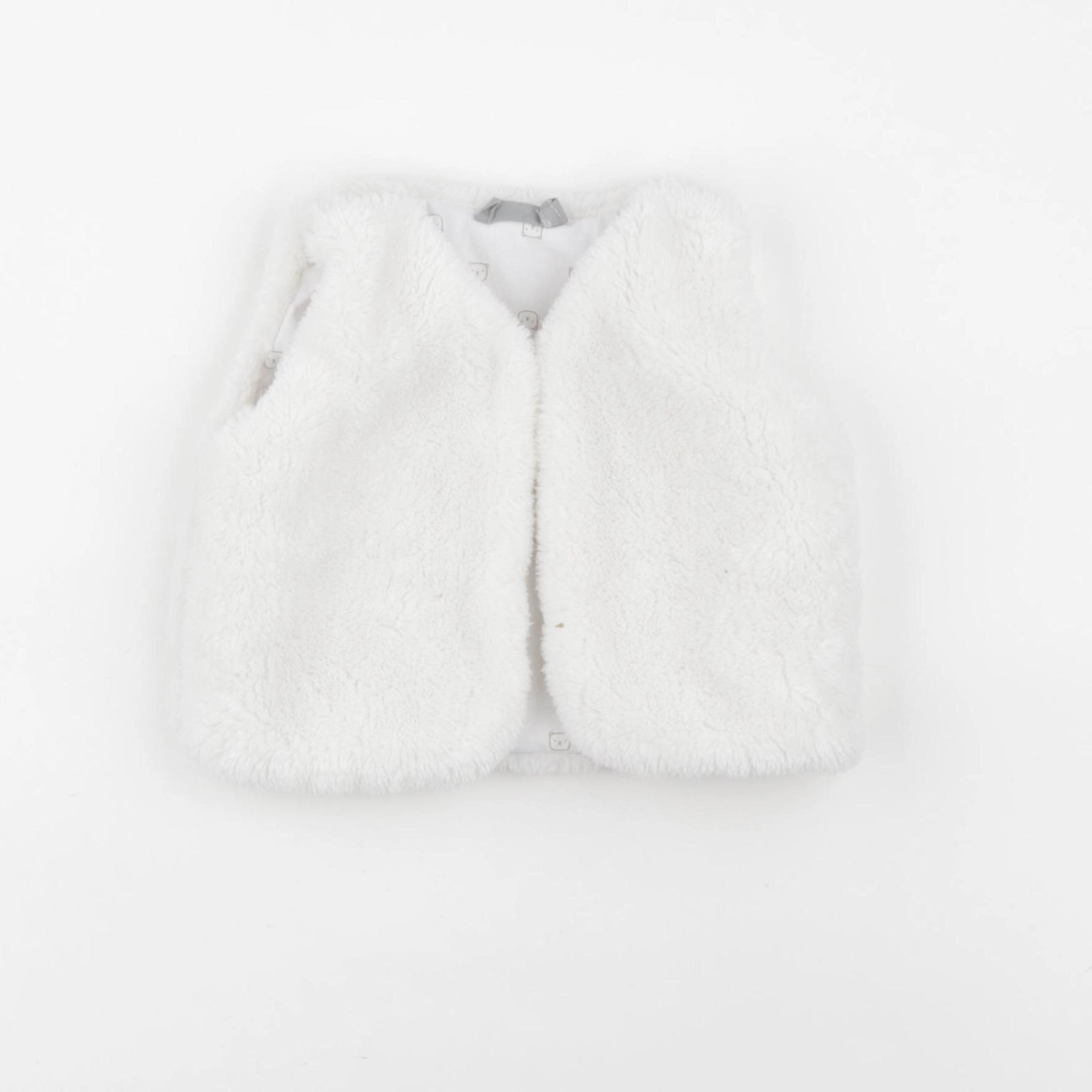 Boutchou - gilet blanc - 6 mois