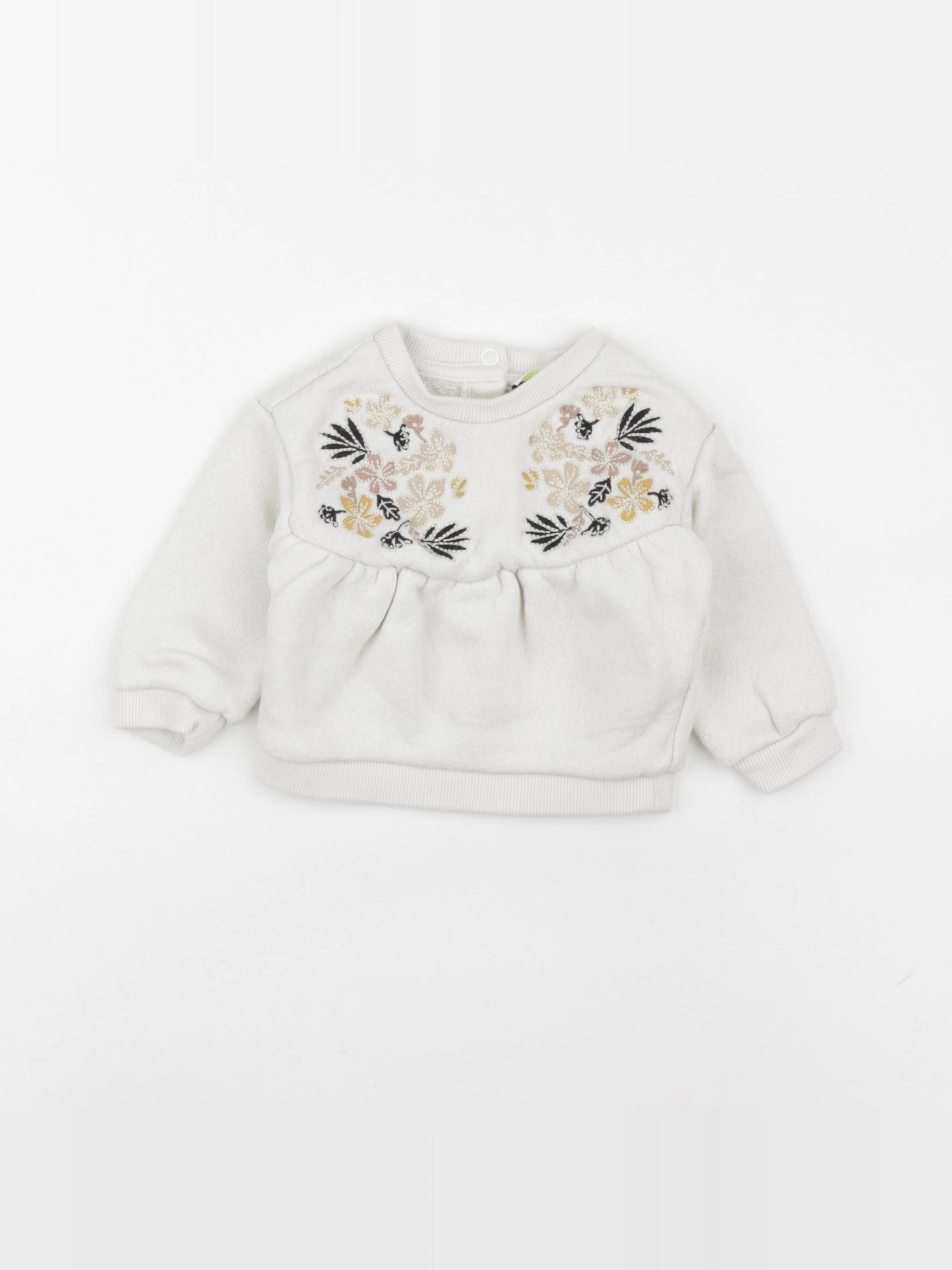 Tape à l'oeil - sweat beige - 9 mois