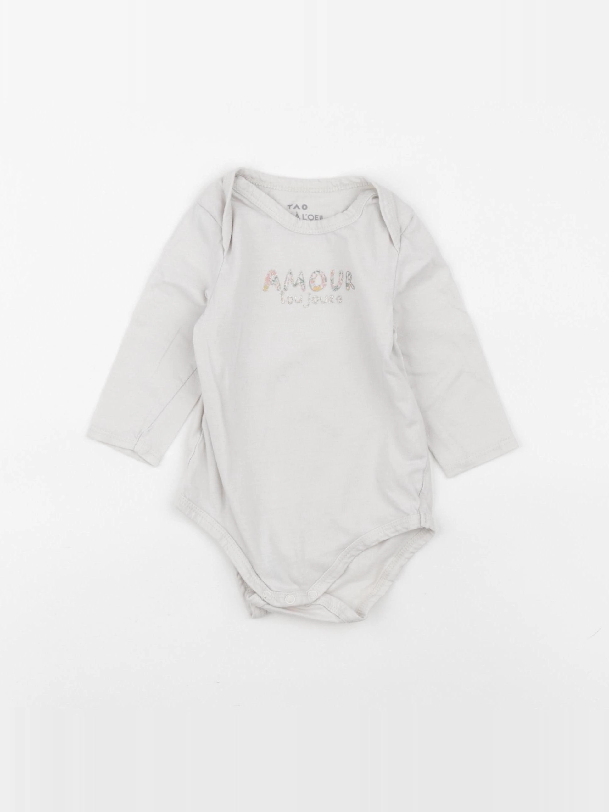 Tape à l'oeil - body beige - 9 mois