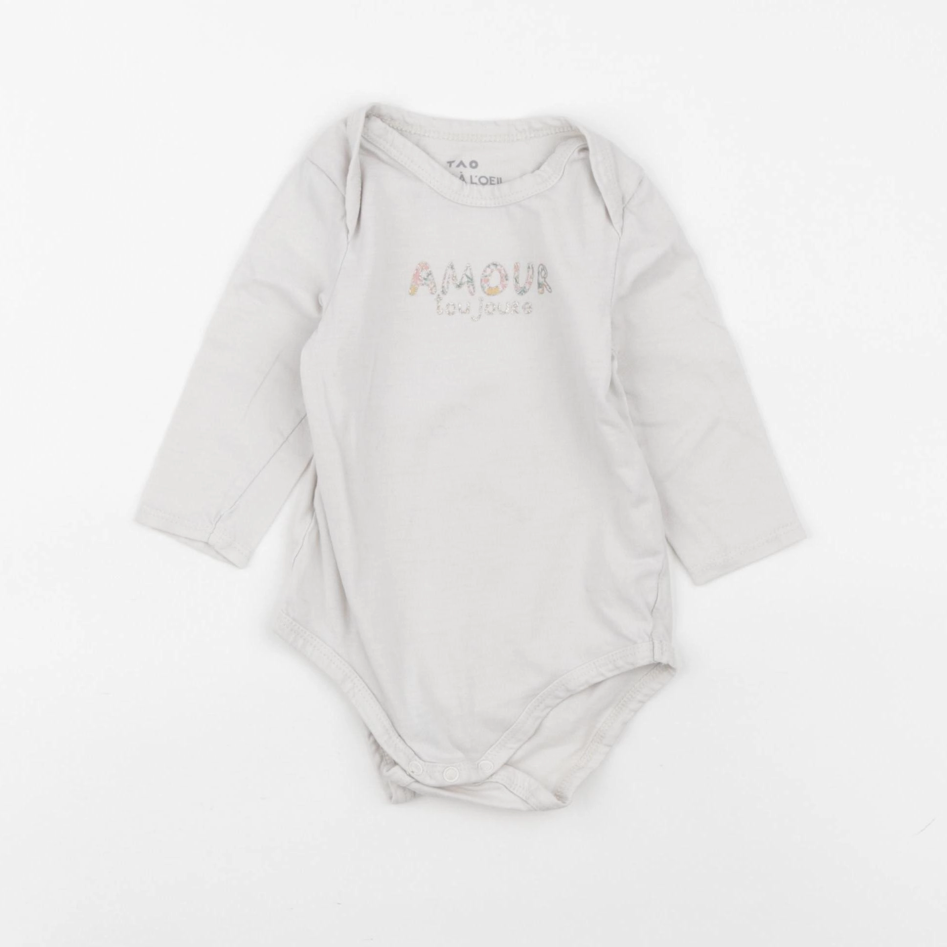 Tape à l'oeil - body beige - 9 mois