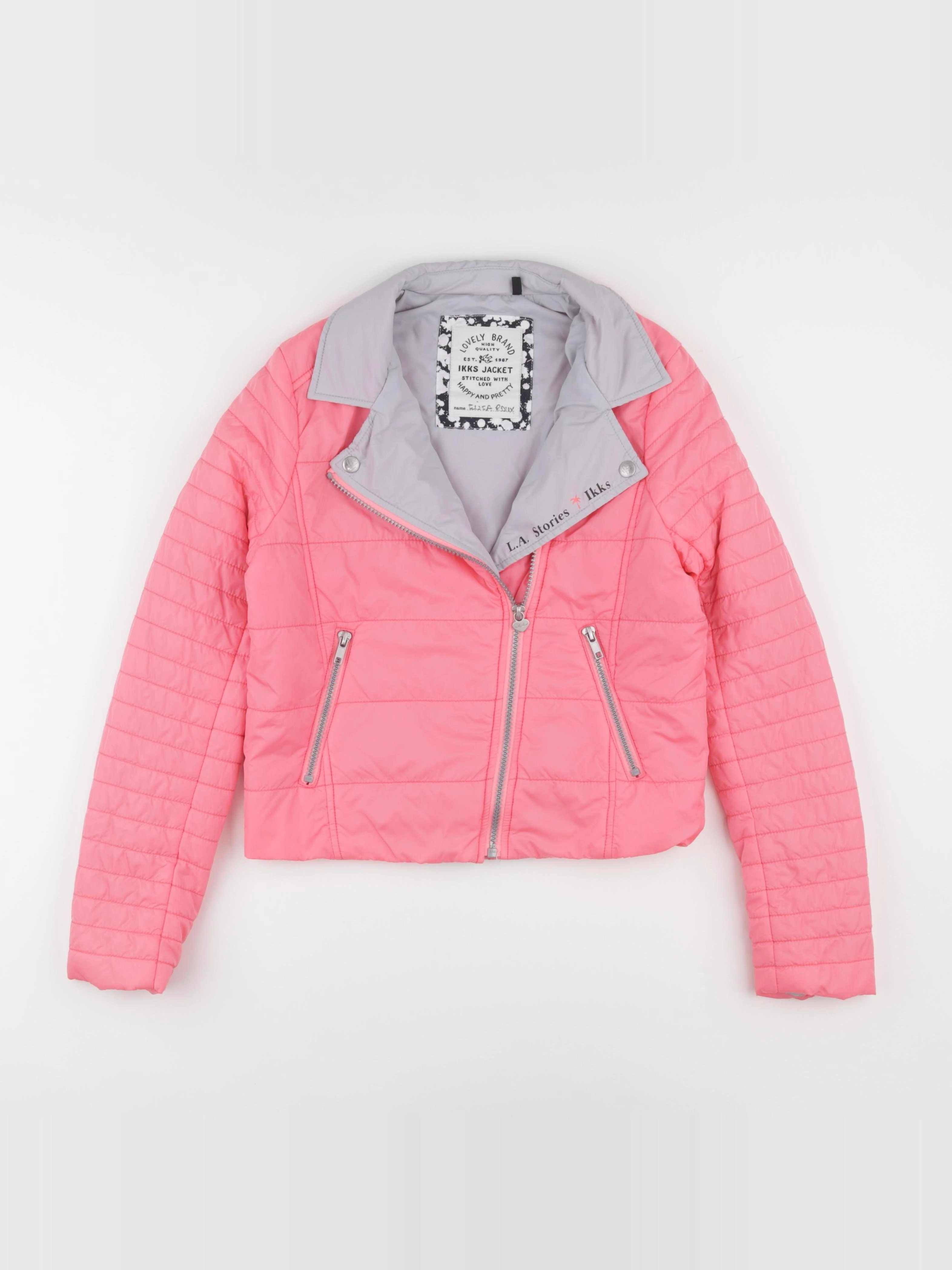 IKKS - doudoune rose - 12 ans