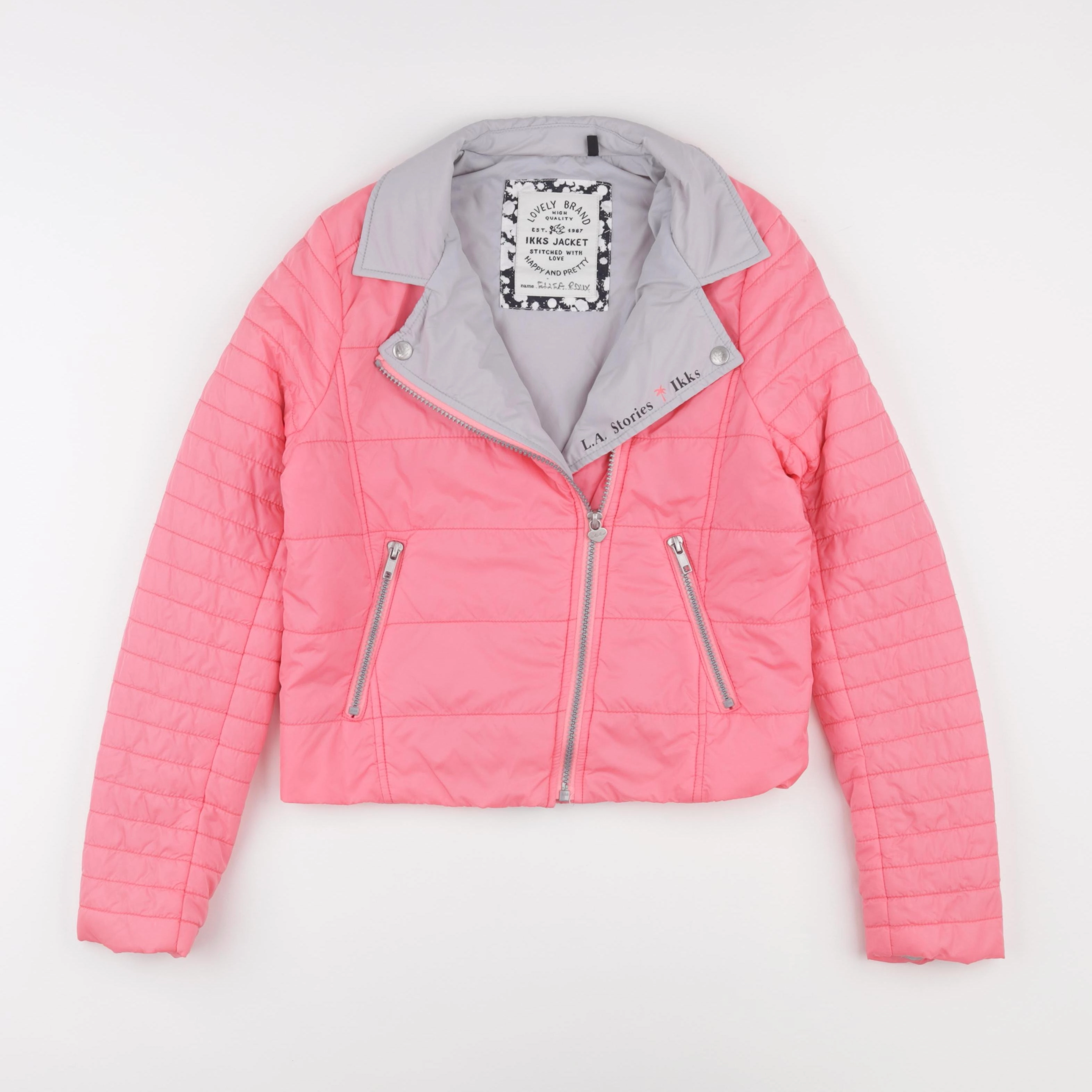 IKKS - doudoune rose - 12 ans
