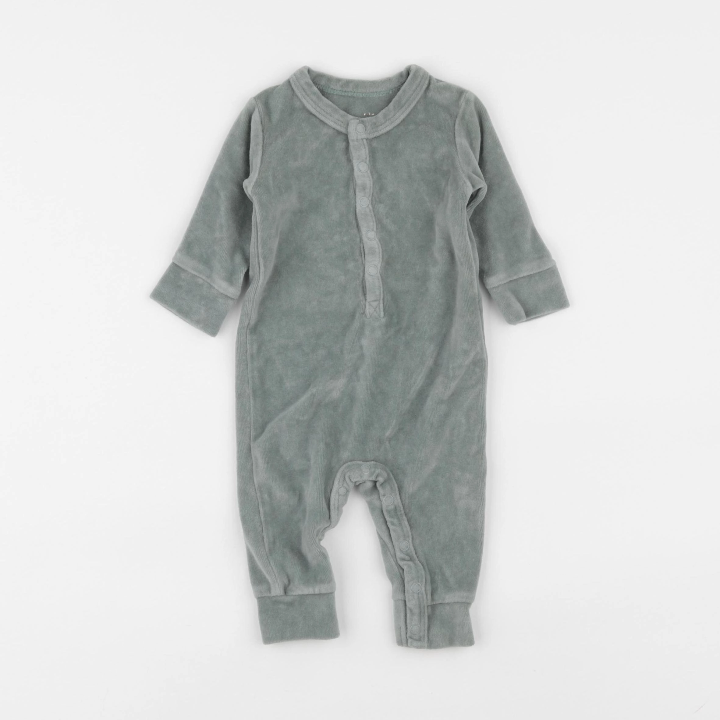 Fresk - pyjama velours vert - 3 mois