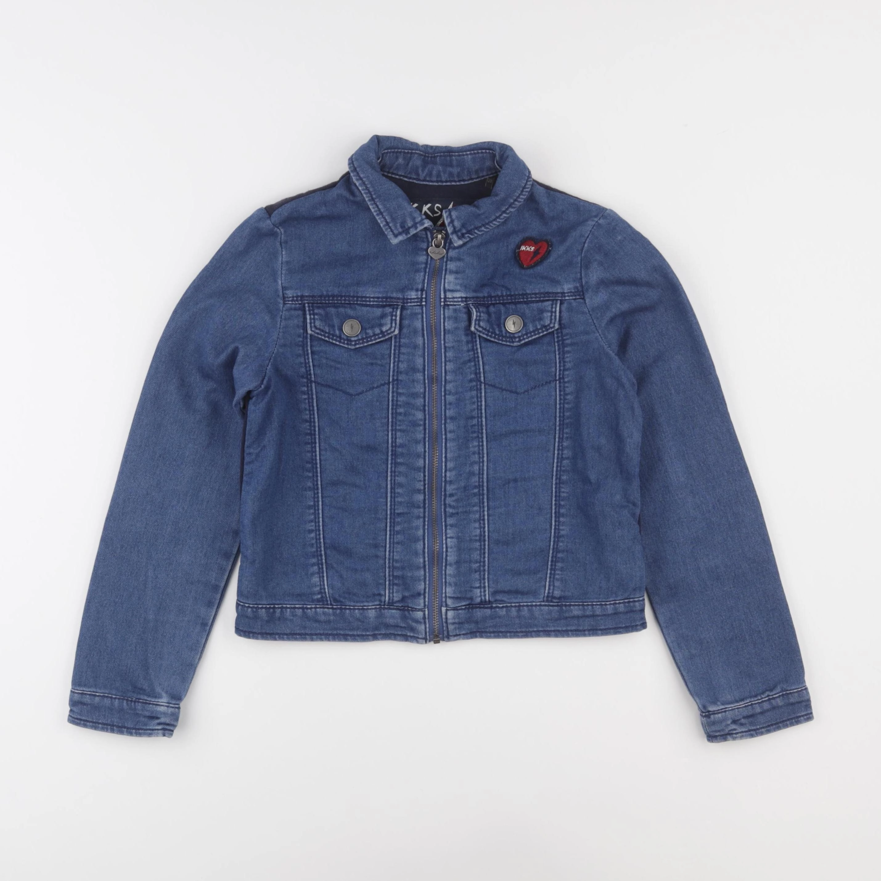 IKKS - veste bleu - 8 ans