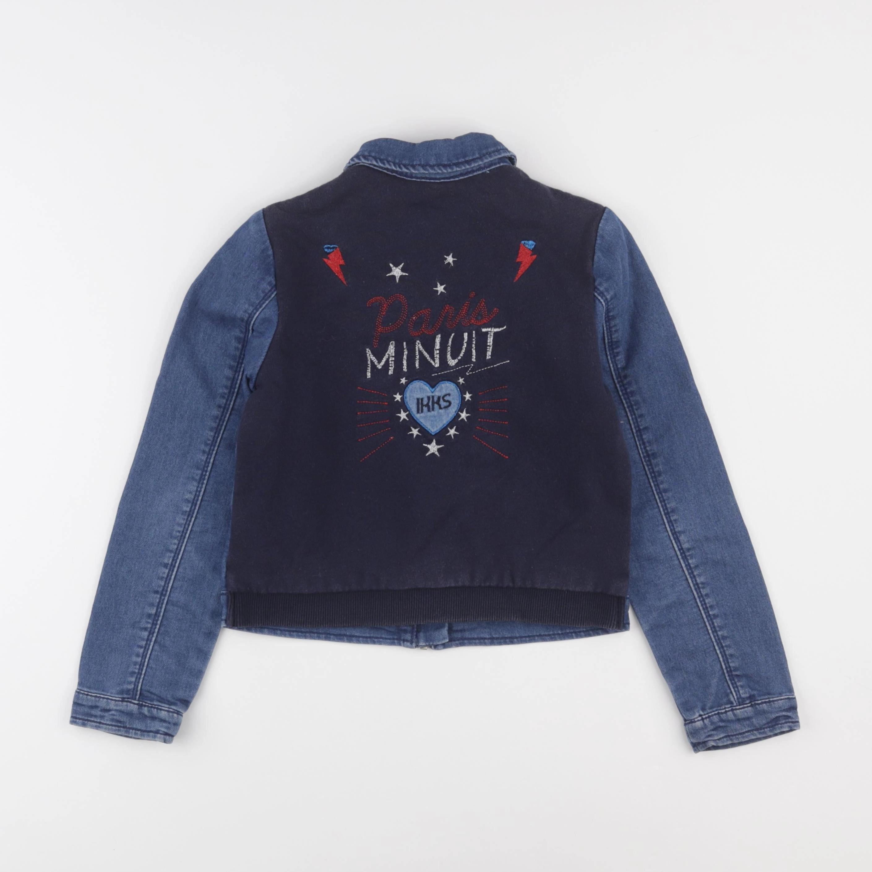 IKKS - veste bleu - 8 ans