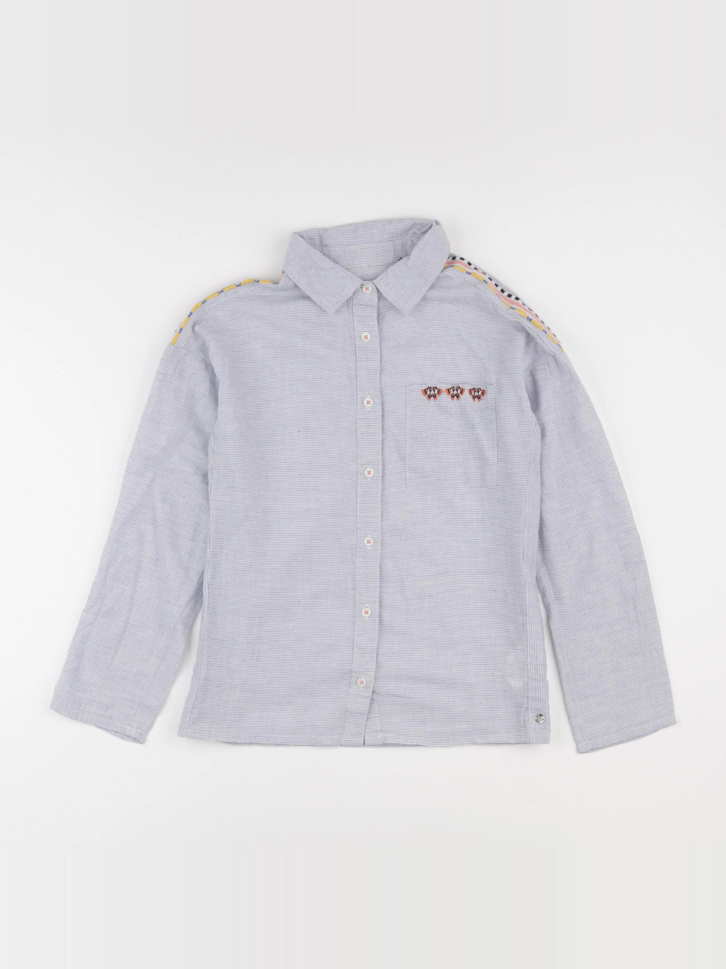 IKKS - blouse bleu - 10 ans